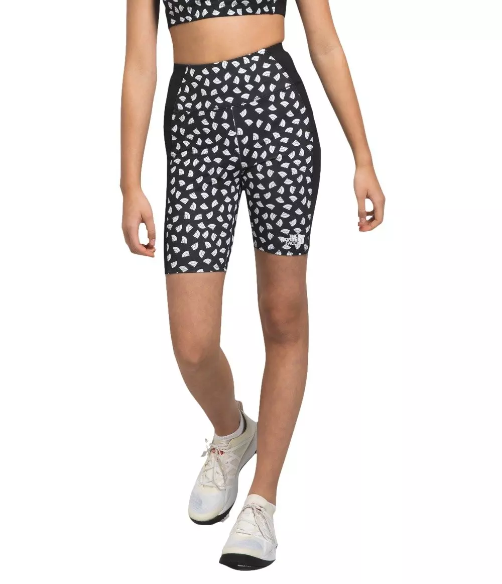 The North Face Big Girls' Never Stop Bike Shorts-Black - BLACK