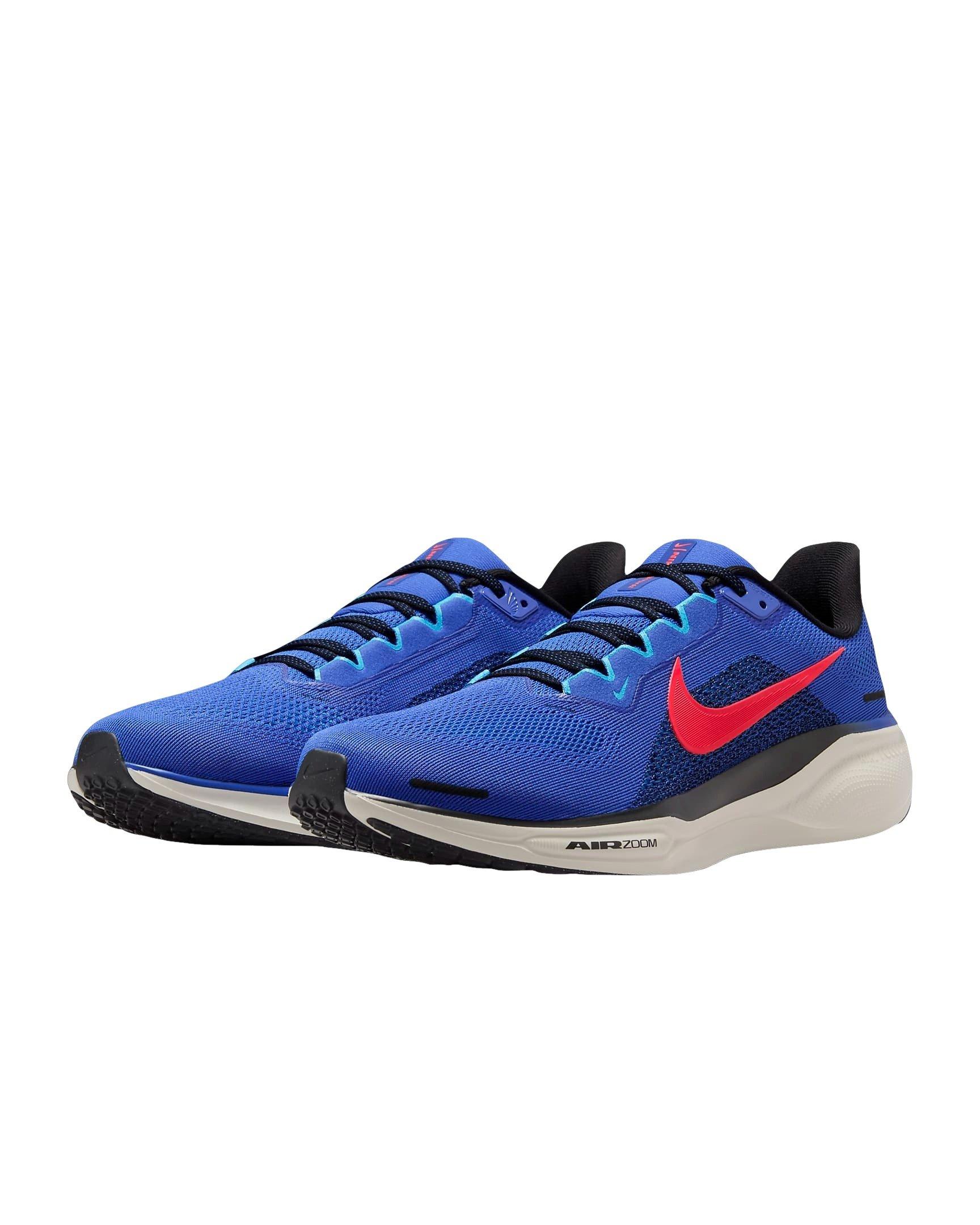 Nike Pegasus 41 "Astronomy Blue/Black/Baltic Blue/Hot Punch" Men's Running Shoe - BLUE/BLACK/PUNCH Thumbnail View 4