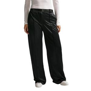 Nike Women's Sportswear Loose Mid-Rise Belted Pintuck Pants -Black
