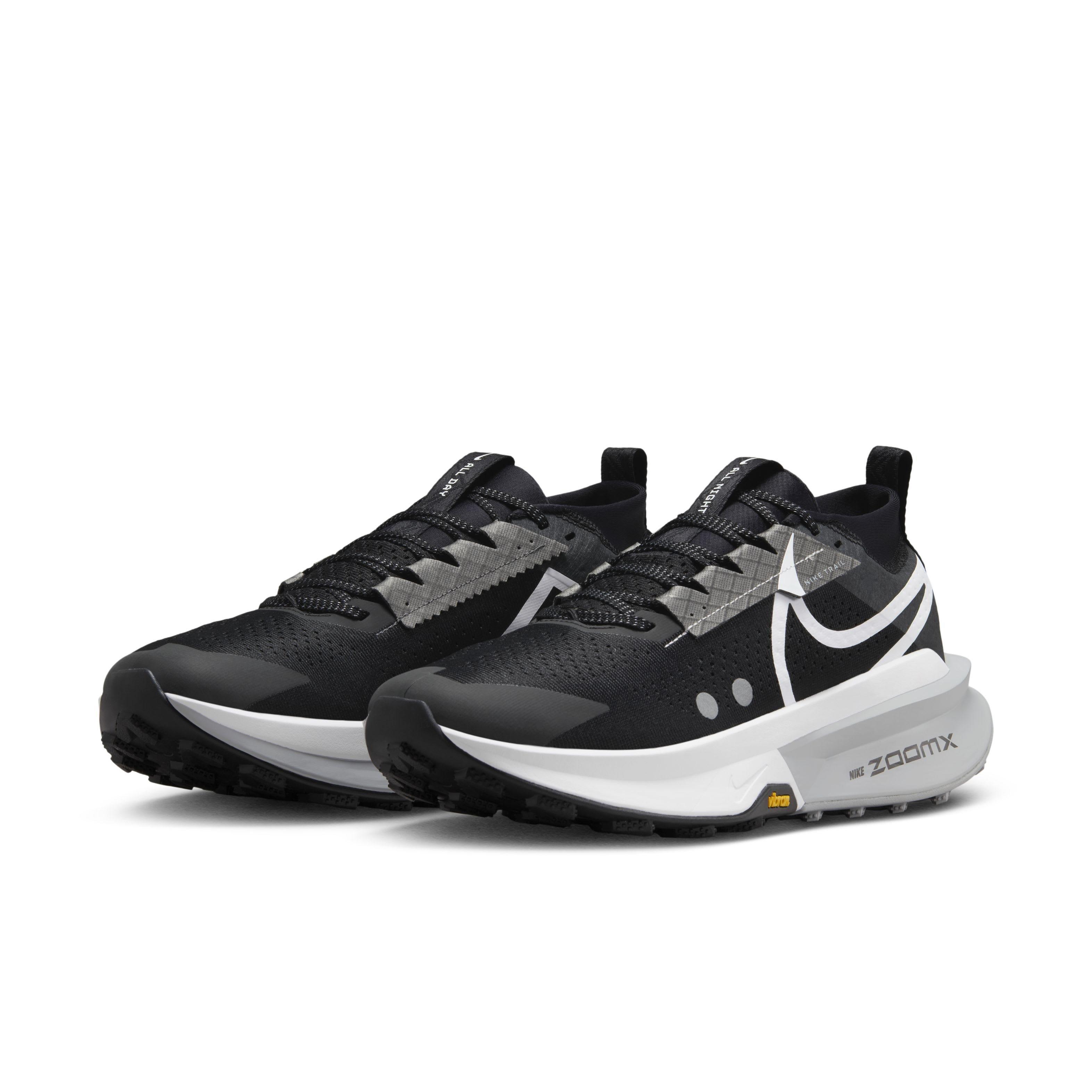 Nike Zegama 2 "Black/Wolf Grey/Anthracite/White" Men's Trail Running Shoe - BLACK/GREY/ANTHRACITE/WHITE Thumbnail View 3