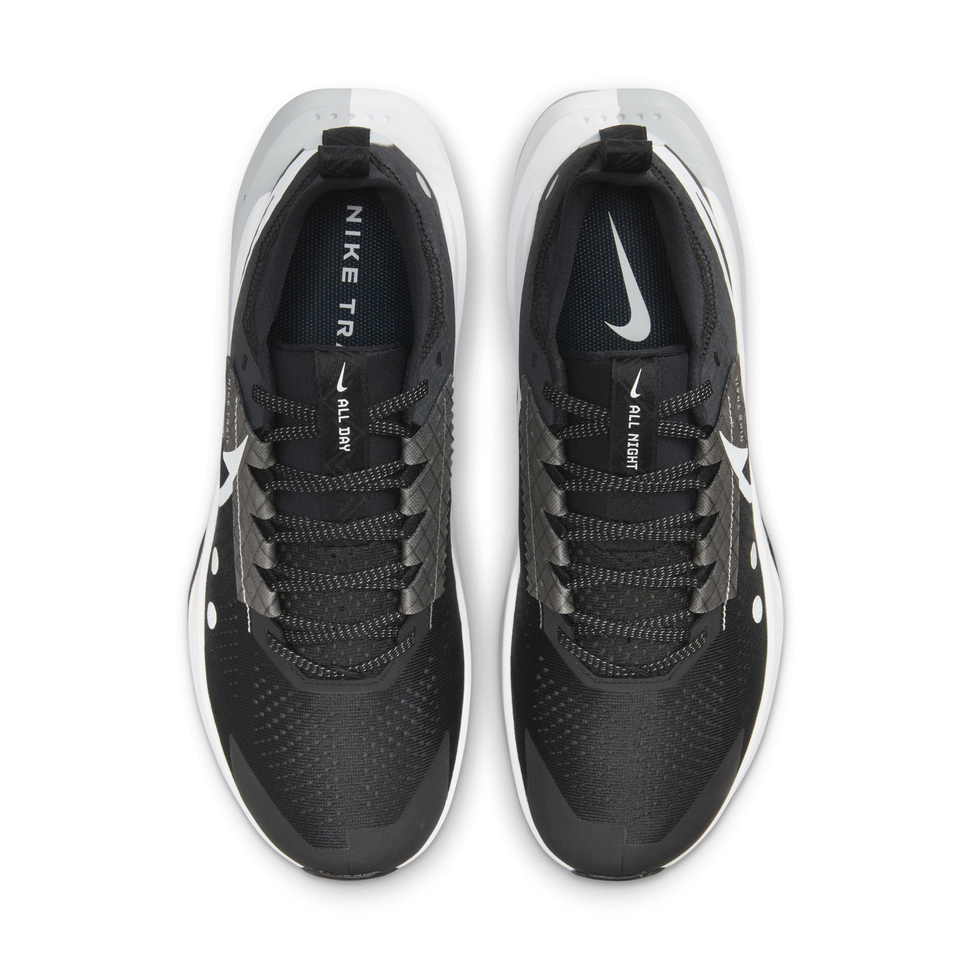 Nike Zegama 2 "Black/Wolf Grey/Anthracite/White" Men's Trail Running Shoe - BLACK/GREY/ANTHRACITE/WHITE Thumbnail View 4