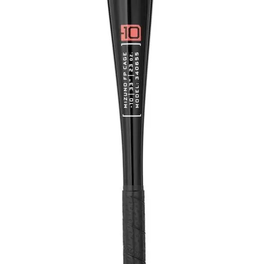 Mizuno CRBN1 Cage Bat Fastpitch Softball Training Bat (-10) - BLACK