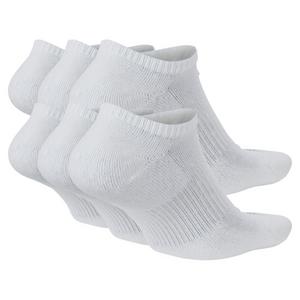 Nike Everyday Plus Cushioned Training No-Show Socks (6 Pairs) - White