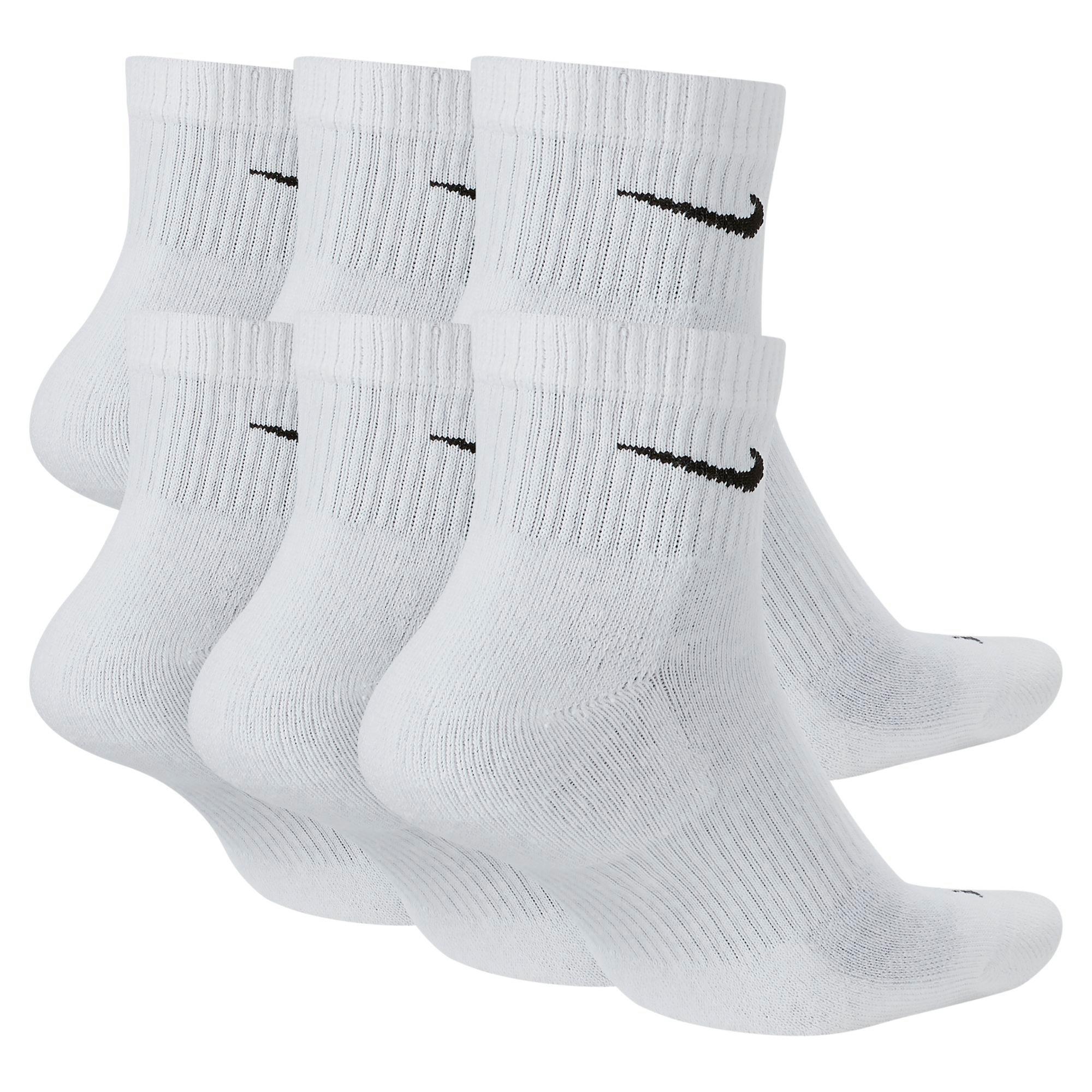 Nike Everyday Plus Cushioned 6-Pack Quarter Training Socks