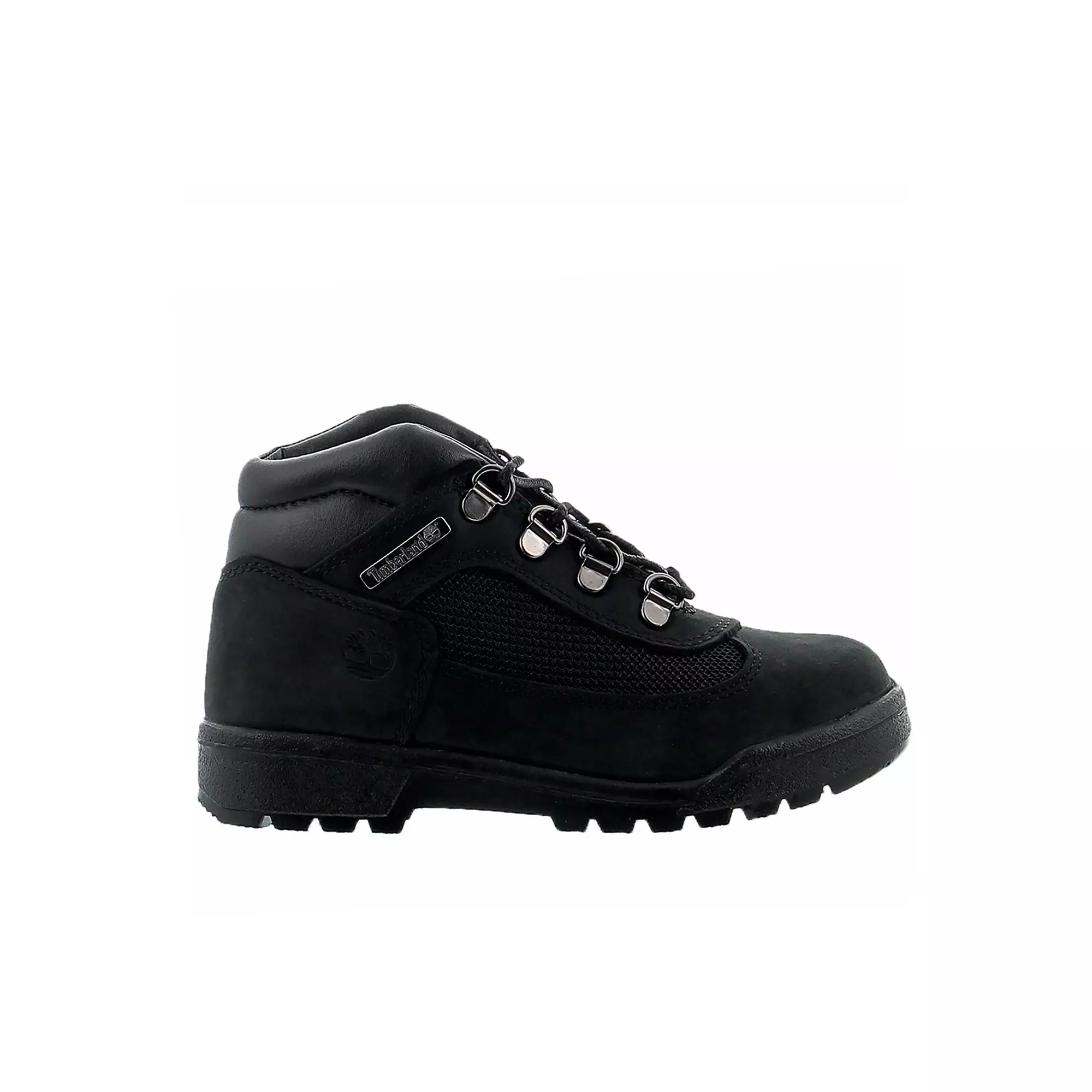 Timberland Nubuck "Black" Preschool Kids' Field Boot - BLACK
