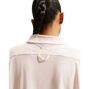 Nike Women's Sportswear Oversized Button-Down Jersey Top -Chalk