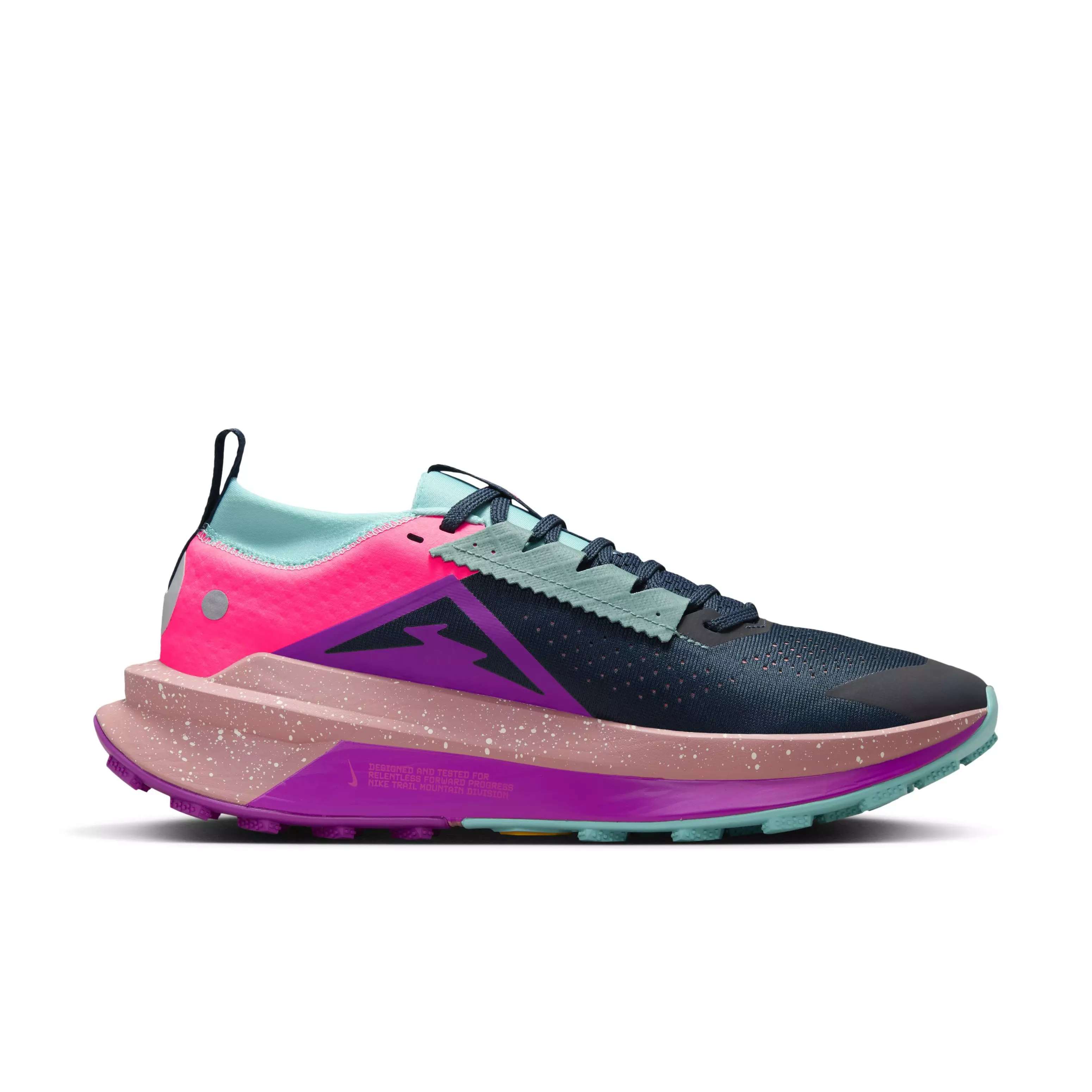 Nike Zegama 2 "Armory Navy/Green Frost/Vivid Grape/Sail" Men's Trail Running Shoe - NAVY/GREEN/GRAPE/SAIL