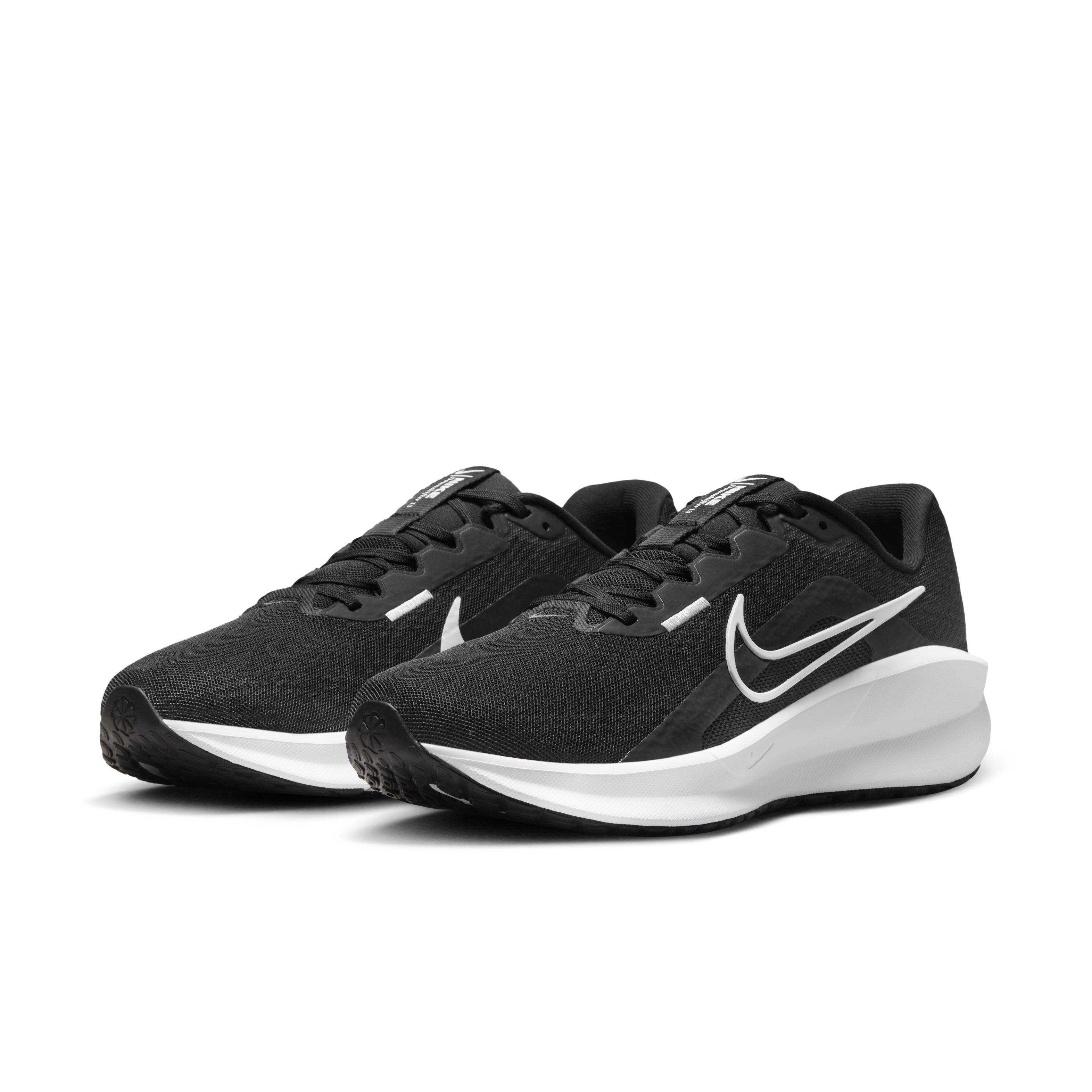 Nike Downshifter 13 "Black/Dark Smoke Grey/White" Men's Running Shoe - BLACK/DK GREY/WHITE Thumbnail View 3
