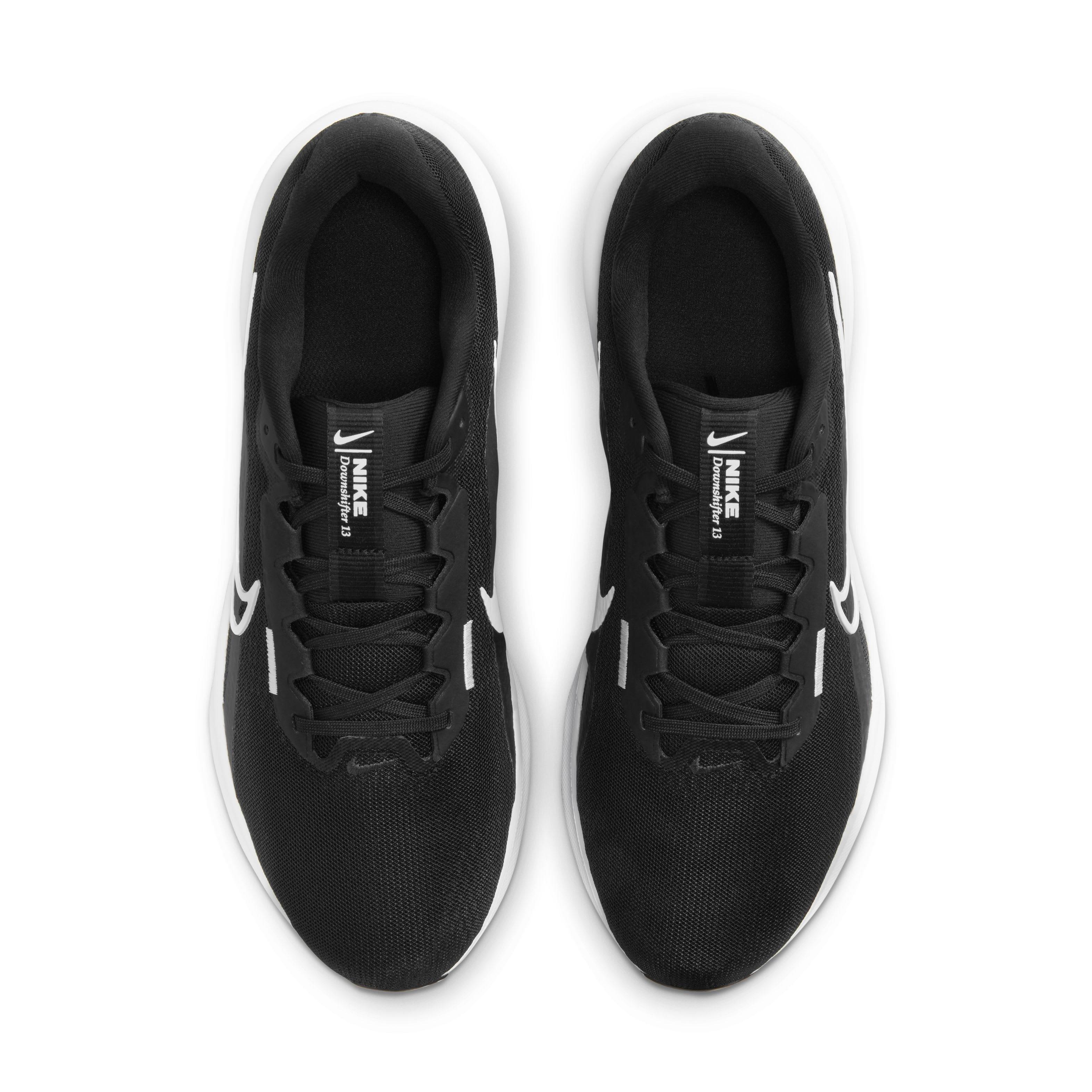 Nike Downshifter 13 "Black/Dark Smoke Grey/White" Men's Running Shoe - BLACK/DK GREY/WHITE Thumbnail View 4