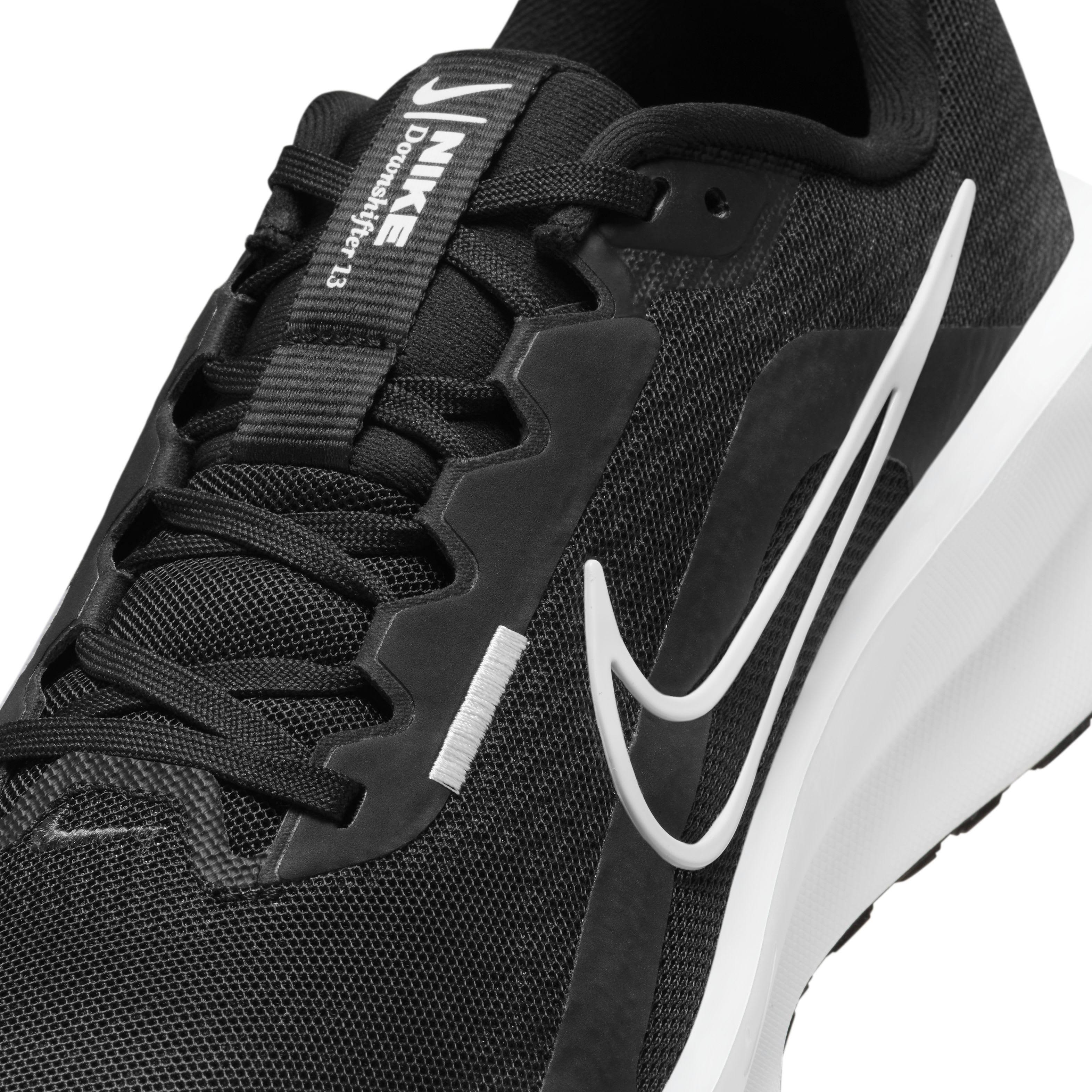 Nike Downshifter 13 "Black/Dark Smoke Grey/White" Men's Running Shoe - BLACK/DK GREY/WHITE Thumbnail View 8