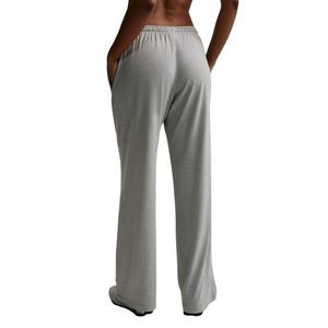 Nike Women's Sportswear Chill Knit Mid-Rise Lightweight Open-Hem Pants -Dk Grey