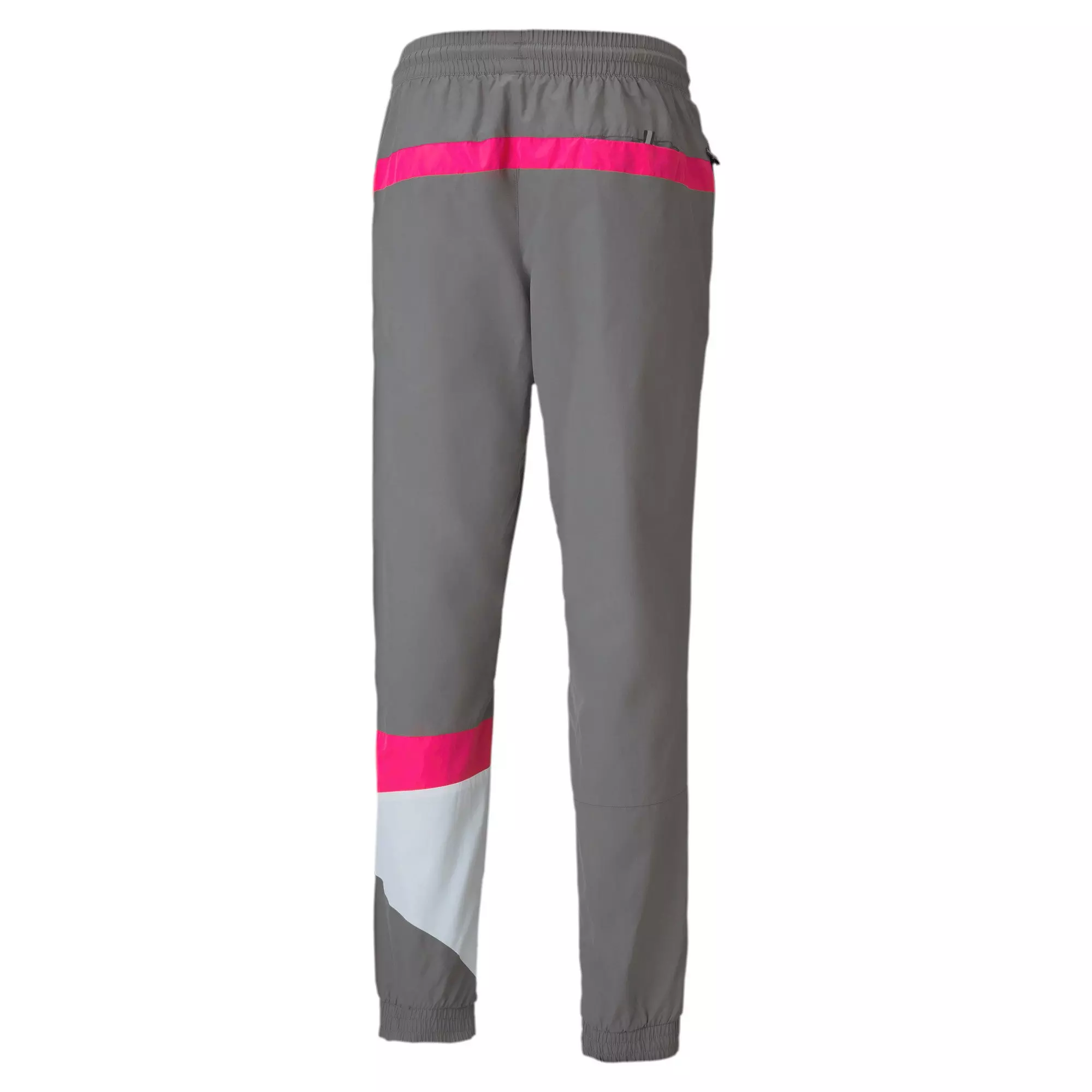 PUMA Men's Formstrip Woven Pant - GREY/PINK