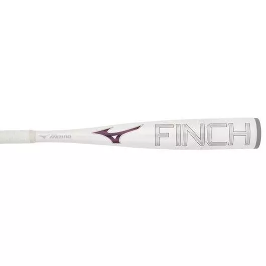 Mizuno Finch Youth Tee Ball Softball Bat (-13) - WHITE