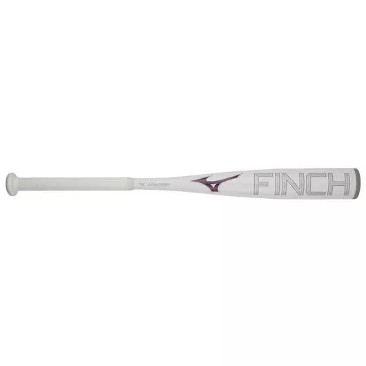 Mizuno Finch Youth Tee Ball Softball Bat (-13) - WHITE