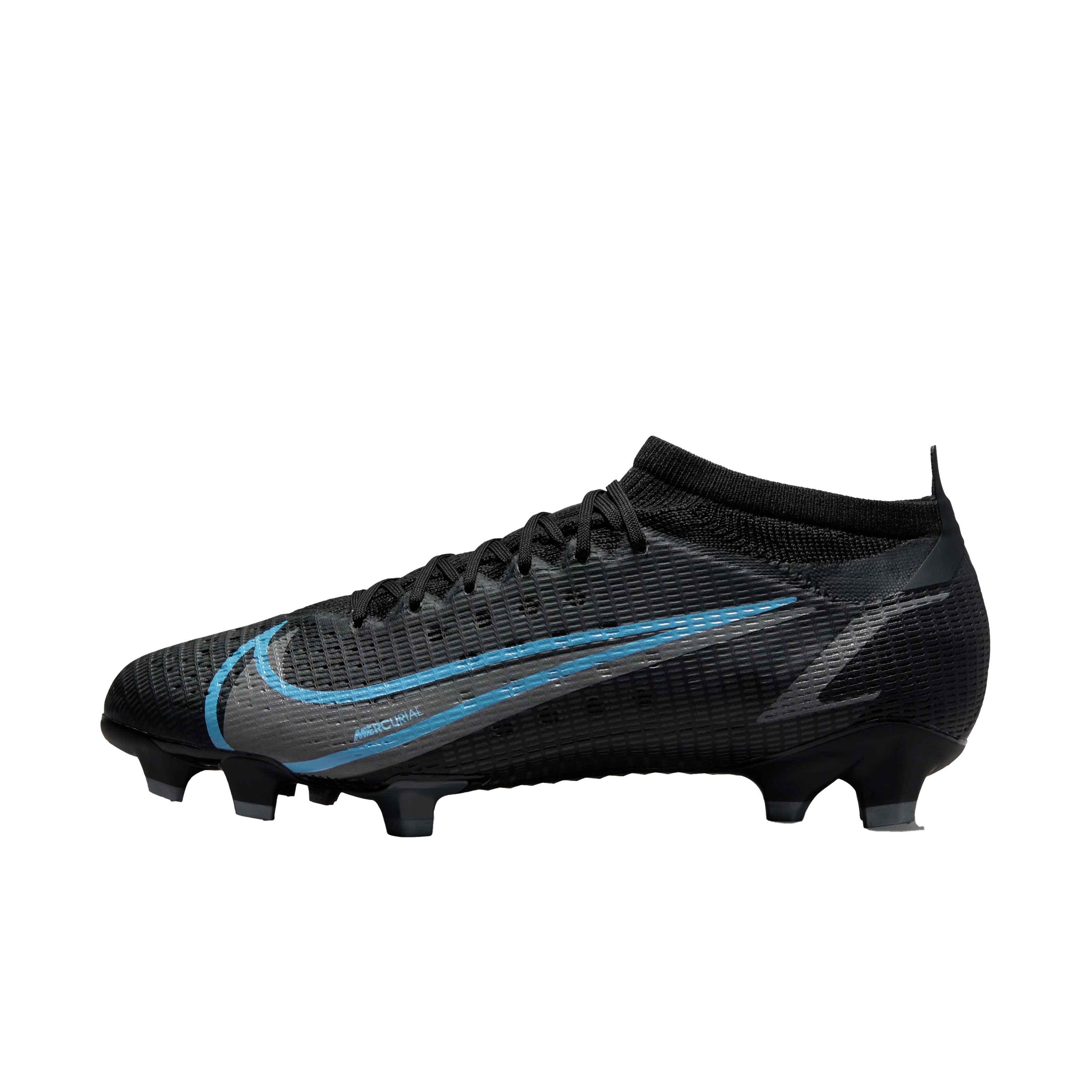 Nike Mercurial Vapor 14 Pro "Black/Iron Grey" Firm-Ground Men's Soccer Cleat - BLACK Thumbnail View 2
