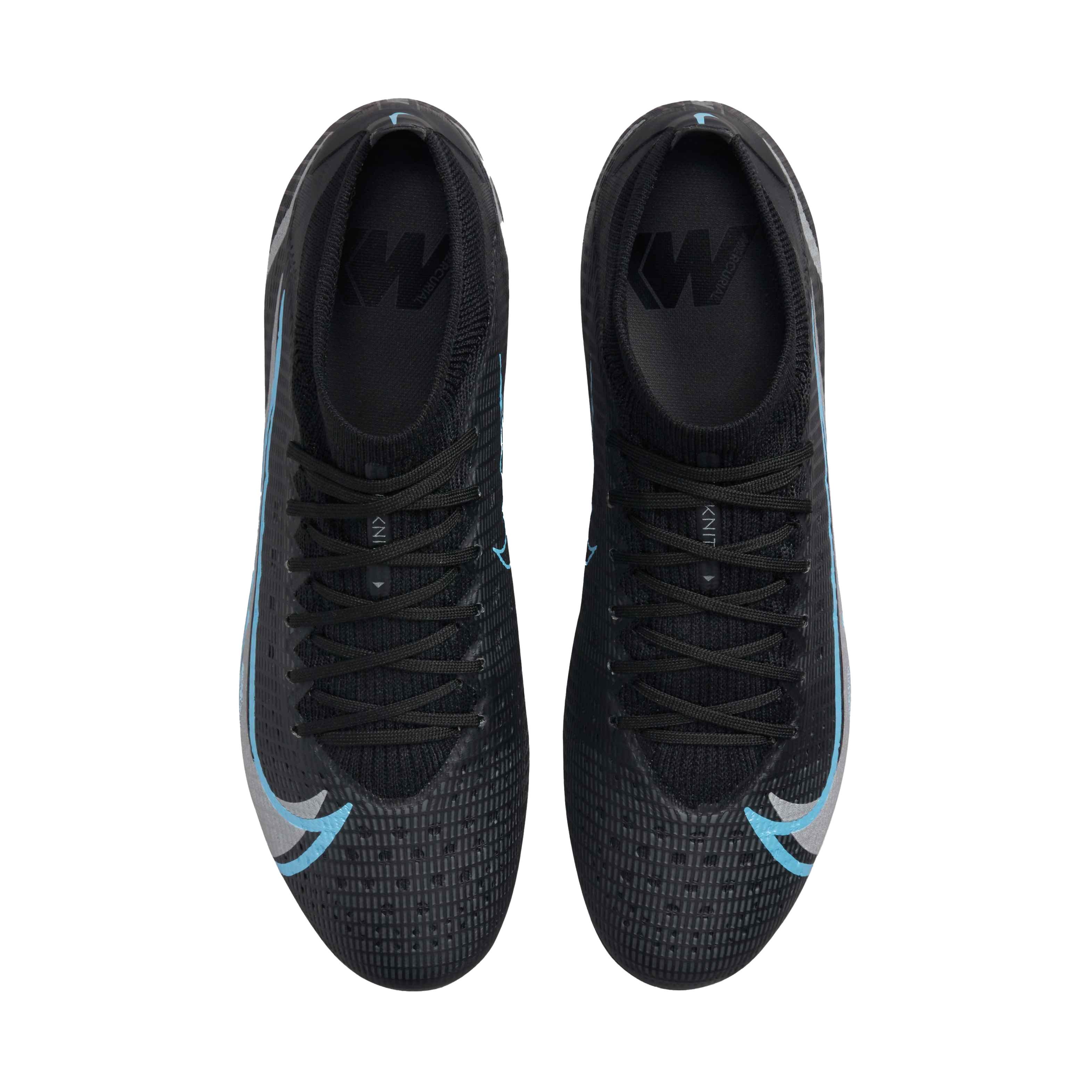 Nike Mercurial Vapor 14 Pro "Black/Iron Grey" Firm-Ground Men's Soccer Cleat - BLACK Thumbnail View 3