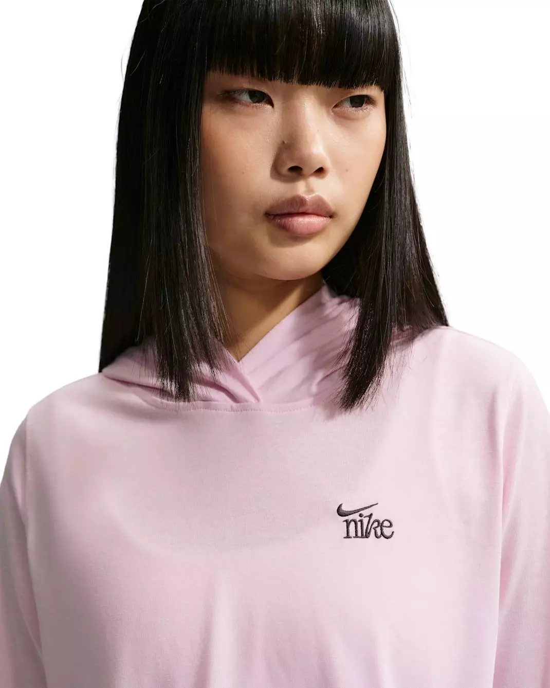 Nike Women' Sportswear Chill Knit Lightweight Hoodie - Pink - PINK