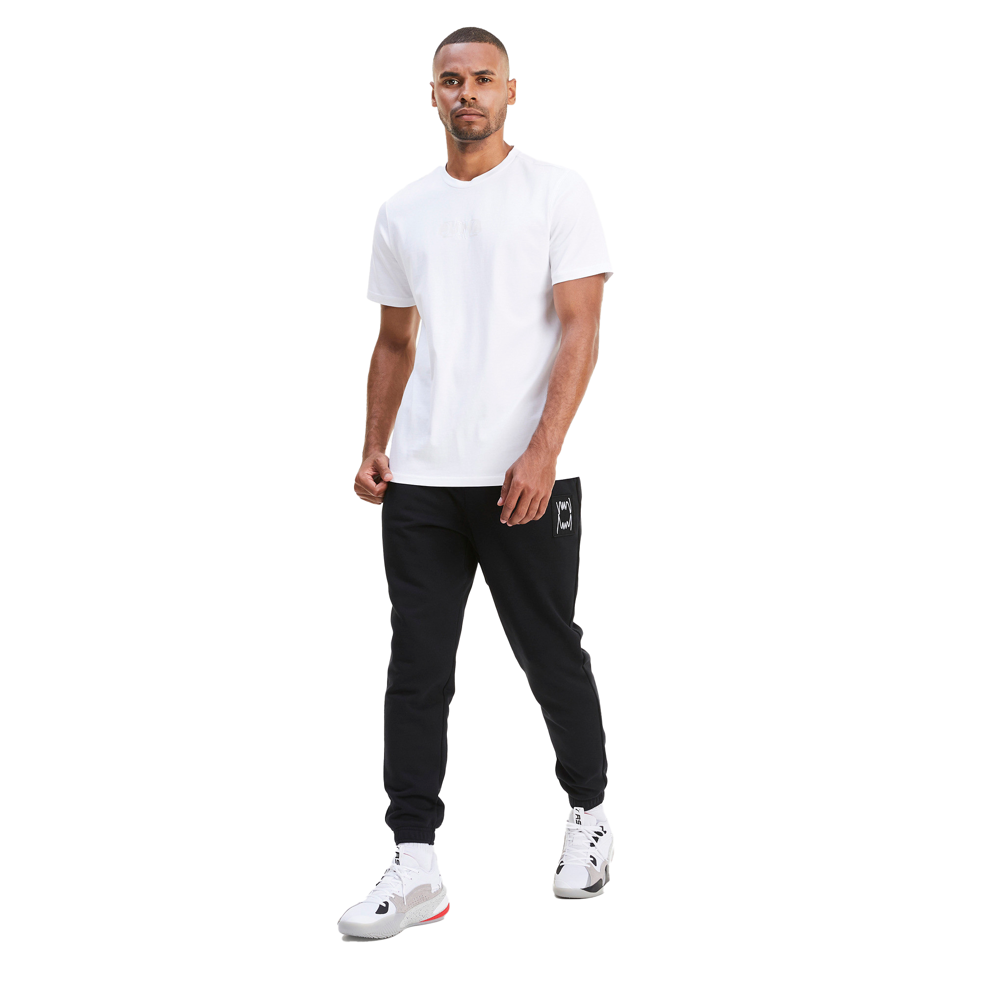 PUMA Men's Pivot Terry Pant - BLACK Thumbnail View 3