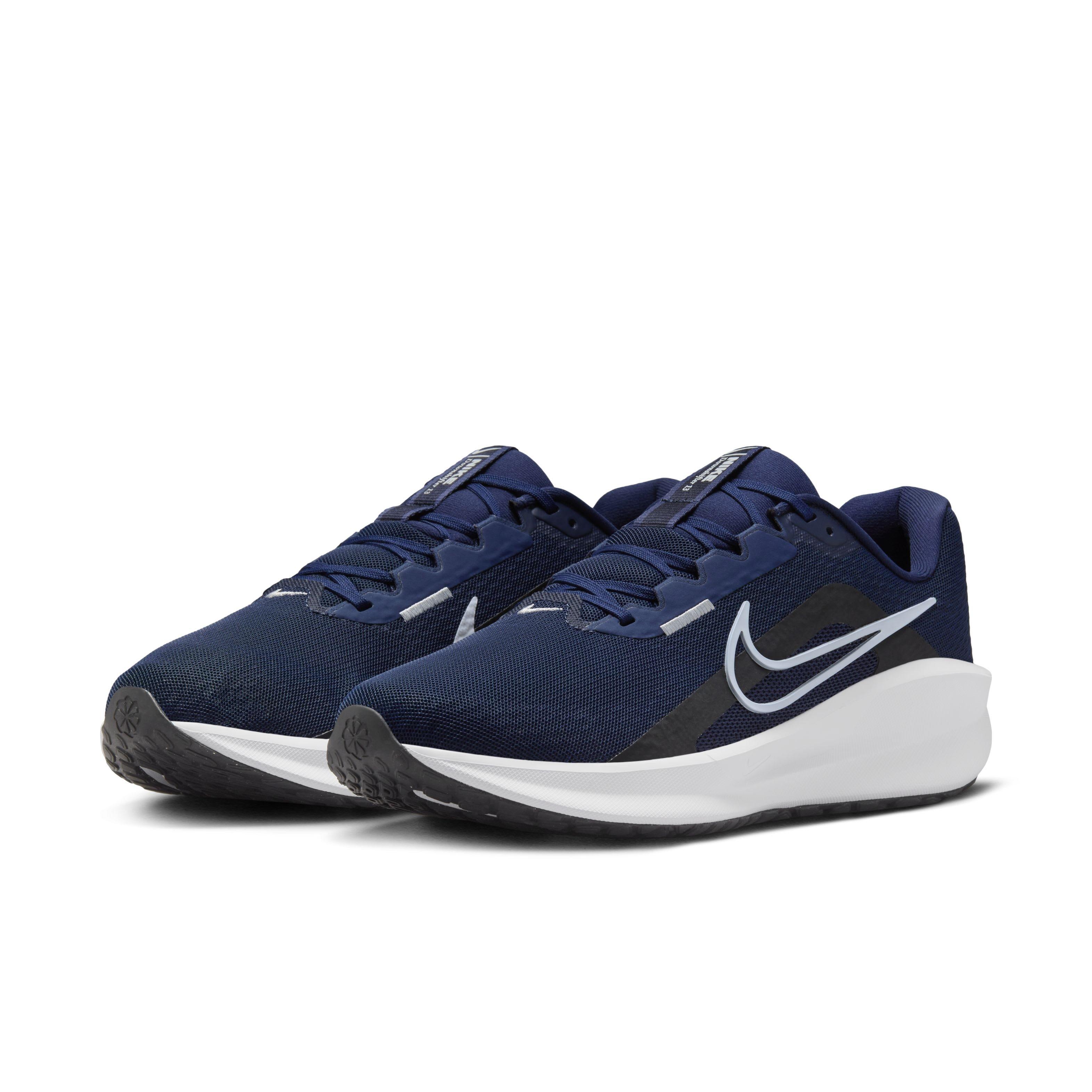 Nike Downshifter 13 "Midnight Navy/Black/White/Pure Platinum" Men's Running Shoe - NAVY/BLACK/WHITE/PLATINUM Thumbnail View 3