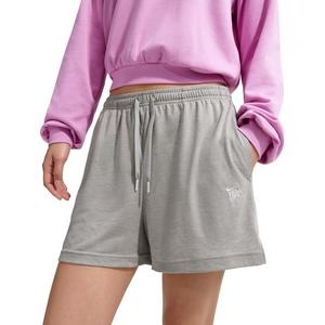 Nike Women's Sportswear Chill Knit High-Waisted Lightweight Shorts -Dk Grey