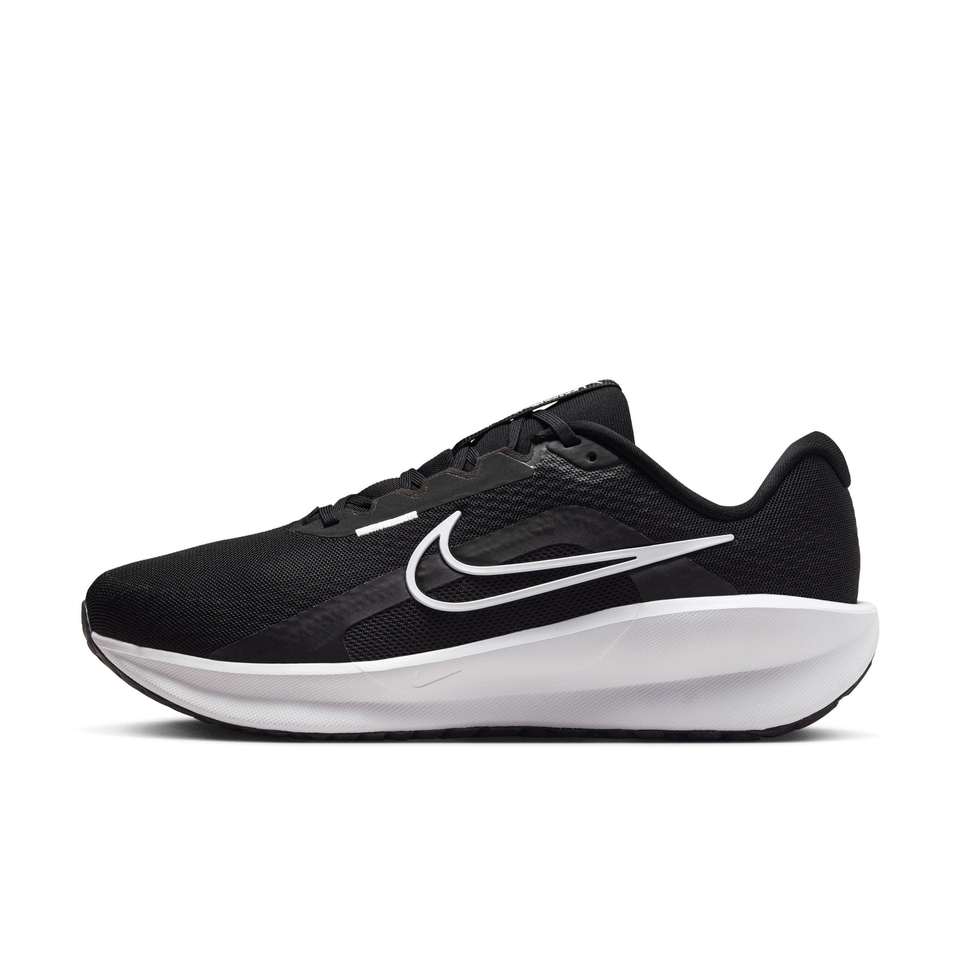 Nike Downshifter 13 "Black/Dark Smoke Grey/White" Men's Wide Running Shoe - BLACK/DK GREY/WHITE Thumbnail View 2