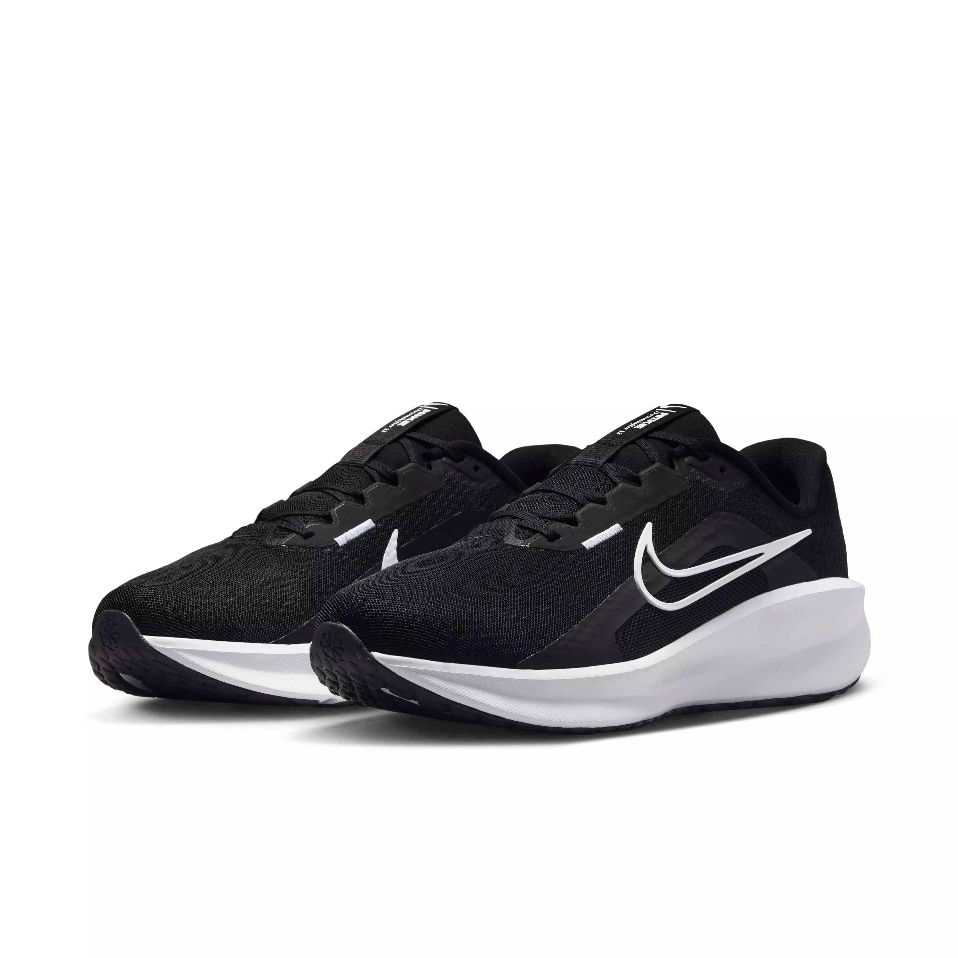 Nike Downshifter 13 "Black/Dark Smoke Grey/White" Men's Wide Running Shoe - BLACK/DK GREY/WHITE