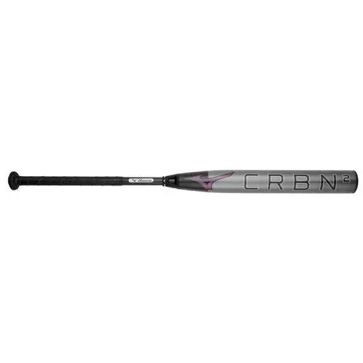 Mizuno CRBN2 Fastpitch Softball Bat (-10) - GREY/BLACK