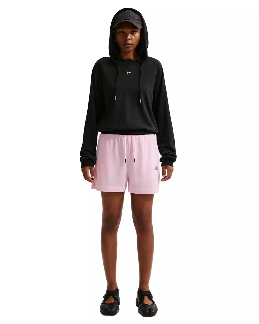 Nike Women's Sportswear Chill Knit High-Waisted Lightweight Shorts - Lt Pink - LT PINK