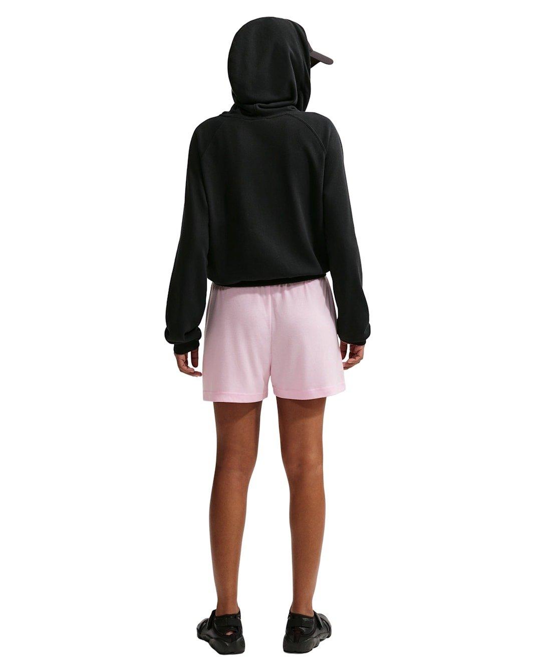 Nike Women's Sportswear Chill Knit High-Waisted Lightweight Shorts -Lt Pink - LT PINK Thumbnail View 5