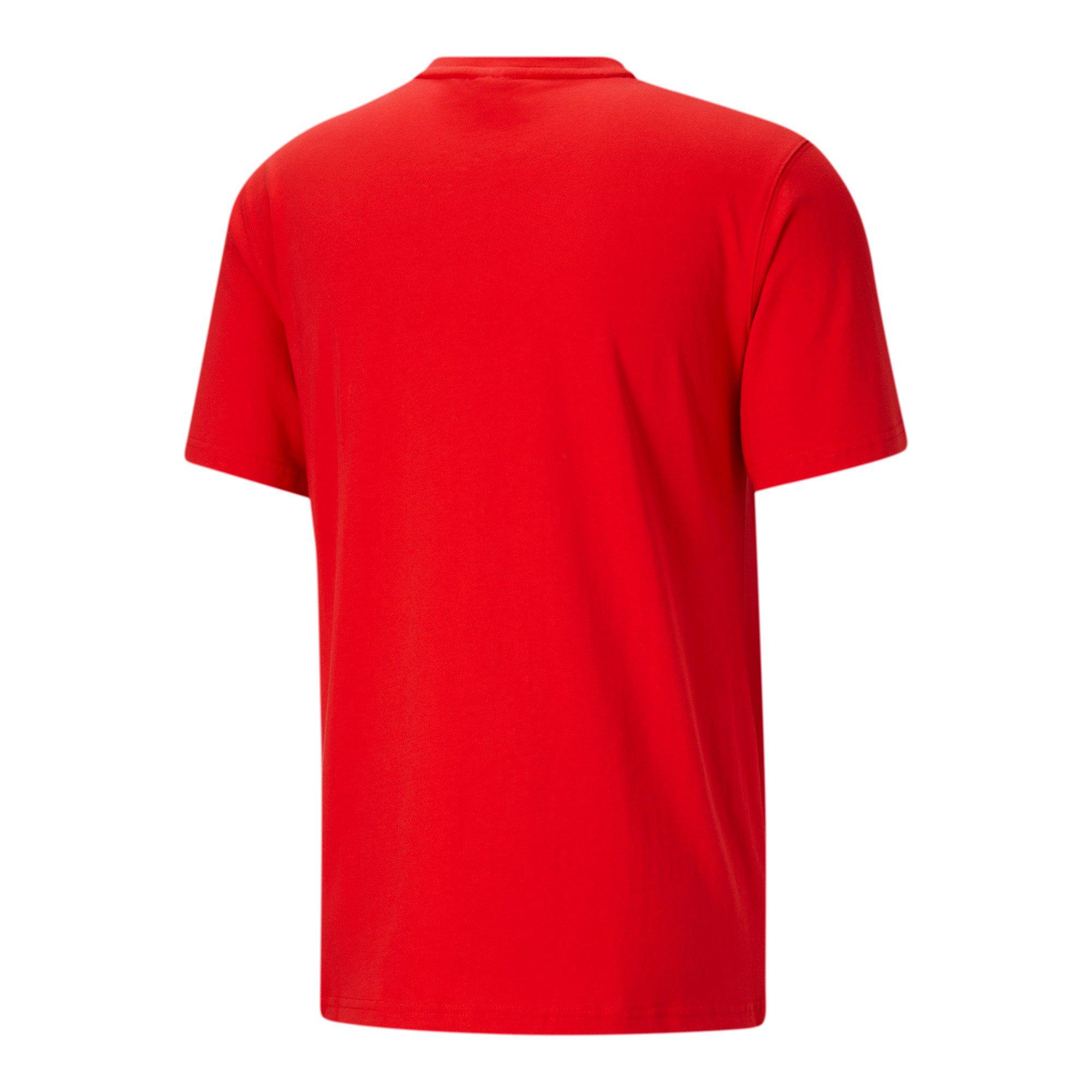 PUMA Men's Cat Jaws T-Shirt - RED Thumbnail View 2