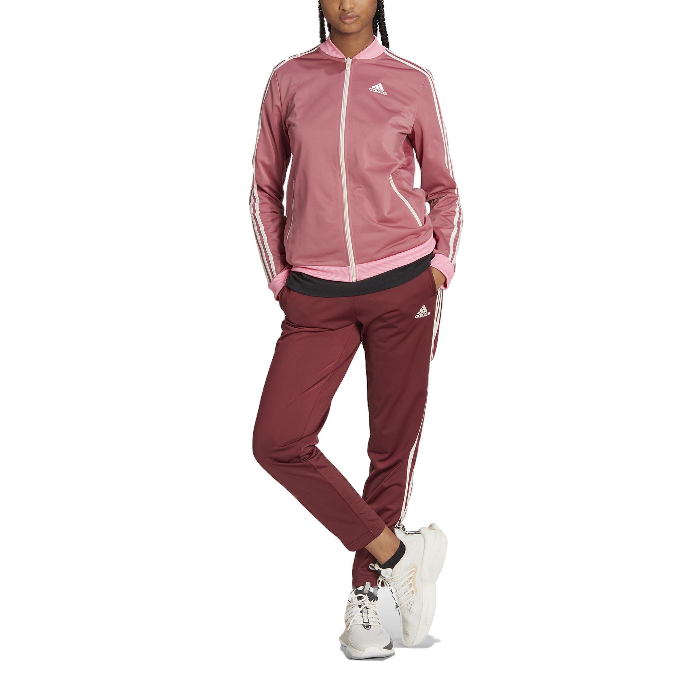 Adidas maroon sale womens tracksuit