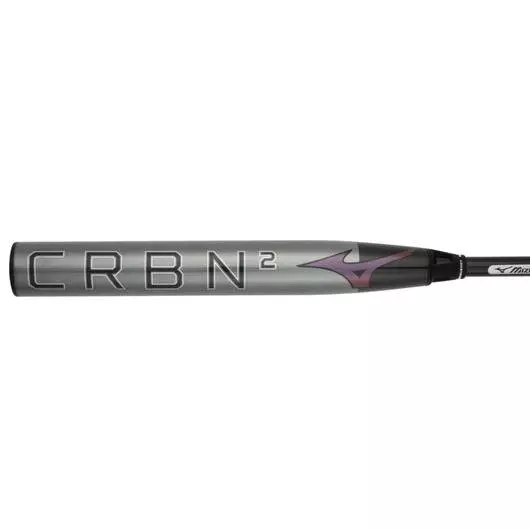 Mizuno CRBN2 Fastpitch Softball Bat (-8) - GREY/BLACK