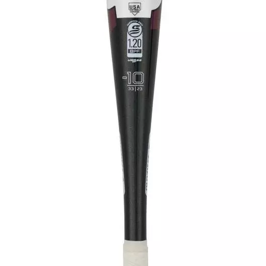 Mizuno CRBN1 Fastpitch Softball Bat (-10) - WHITE/BLACK