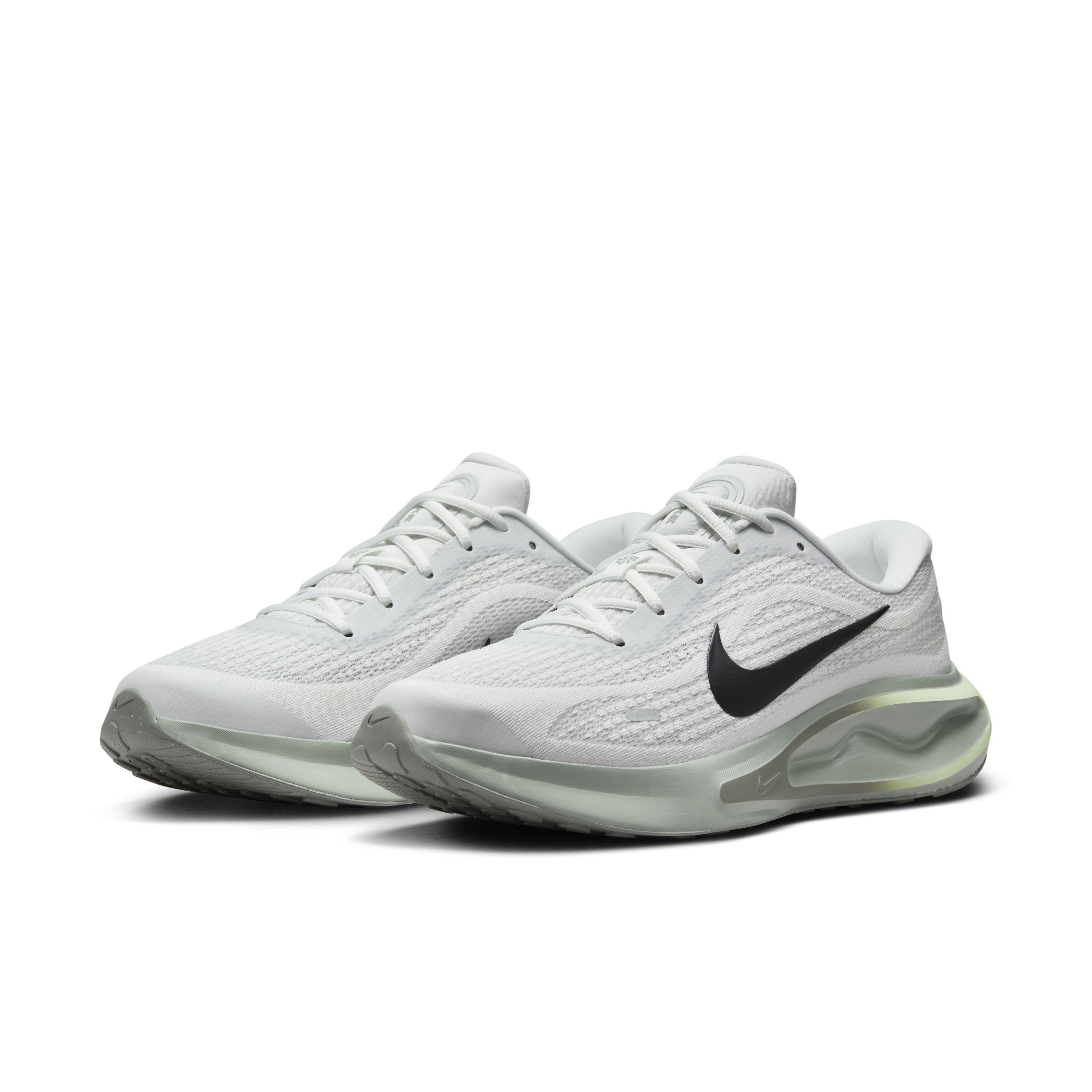 Nike Journey Run "Summit White/Jade Horizon/Dark Stucco/Black" Men's Running Shoe - WHITE/JADE/DK STUCCO/BLACK Thumbnail View 3