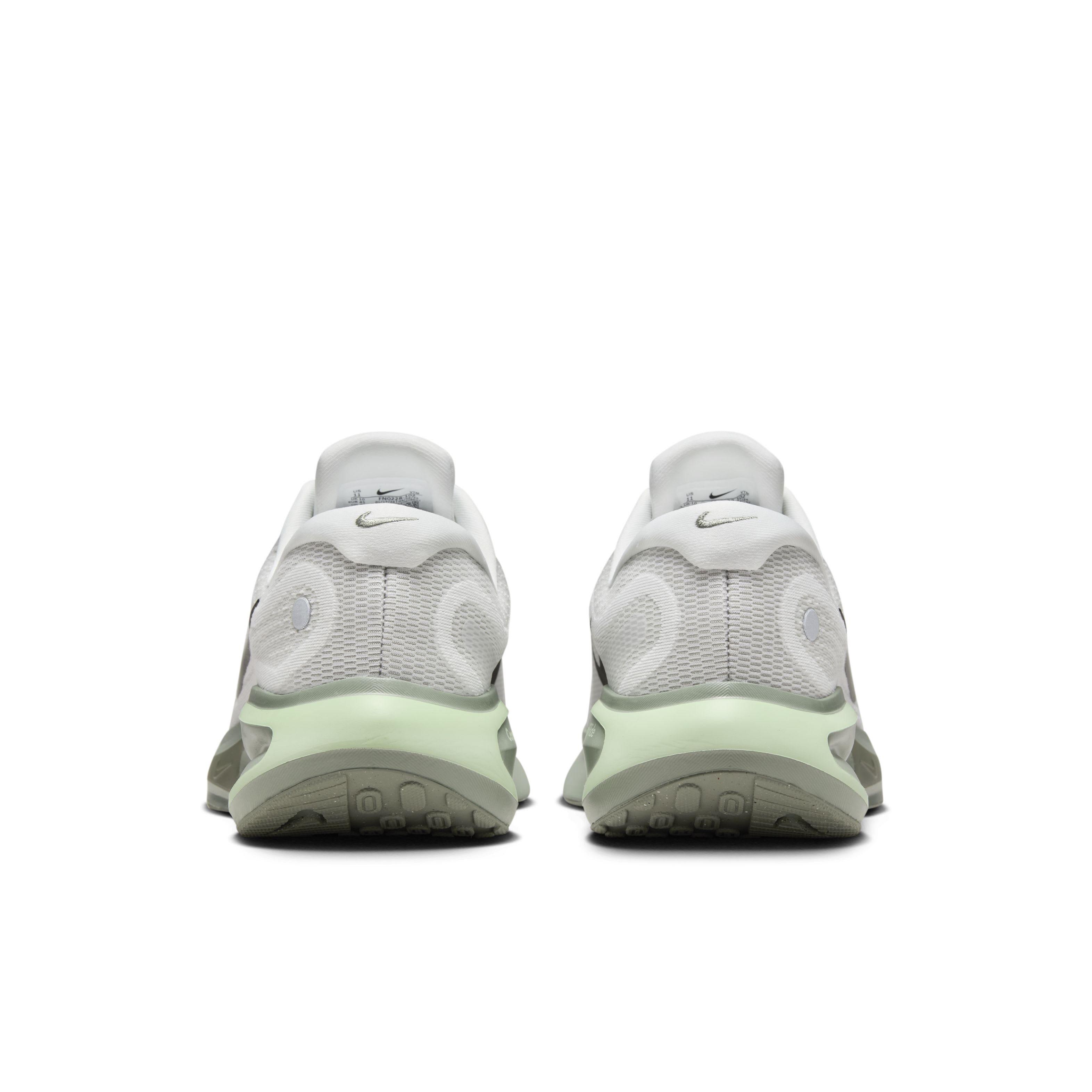 Nike Journey Run "Summit White/Jade Horizon/Dark Stucco/Black" Men's Running Shoe - WHITE/JADE/DK STUCCO/BLACK Thumbnail View 5