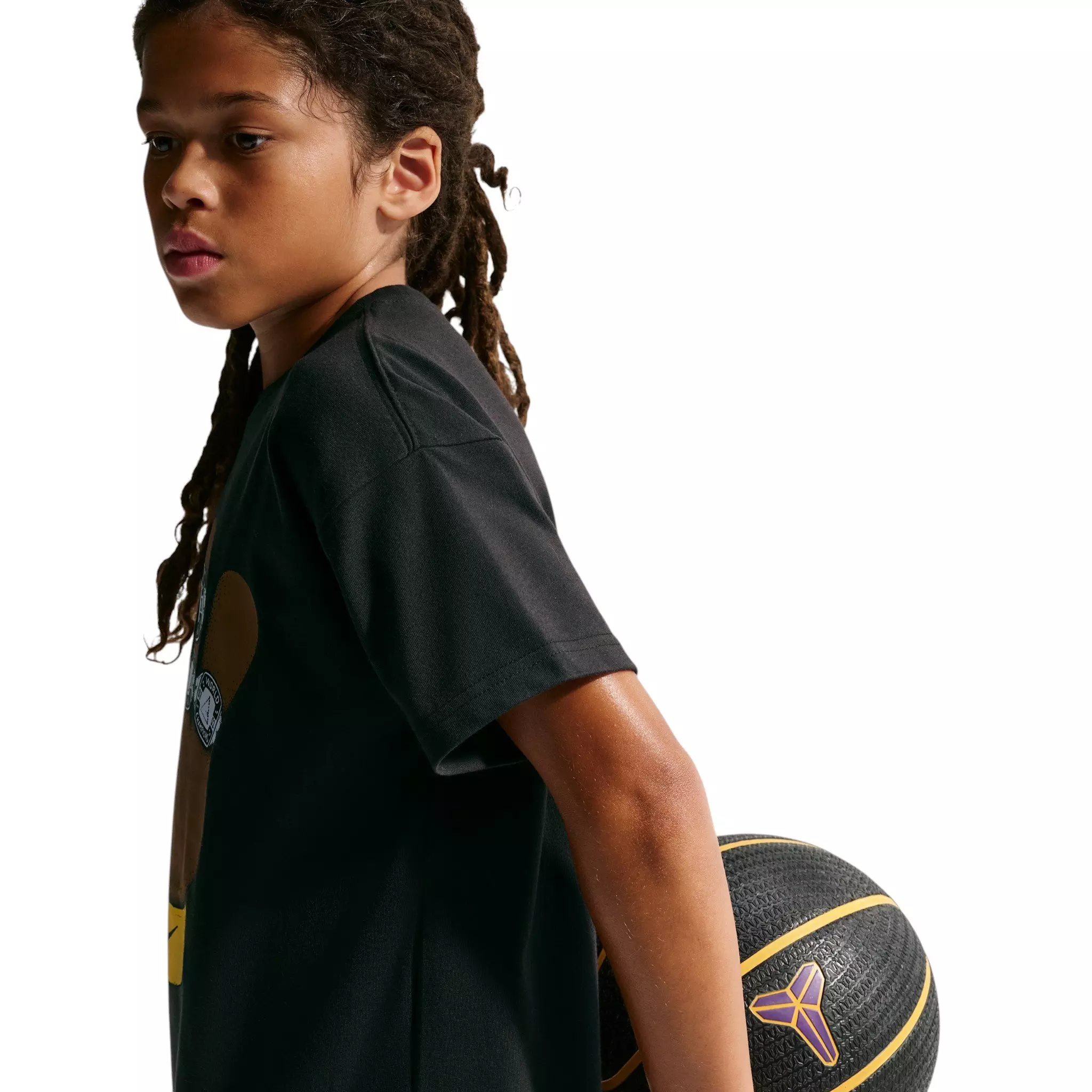 Nike Big Kids' Kobe Max90 Rings Dri-FIT Graphic T-Shirt - Black - BLACK