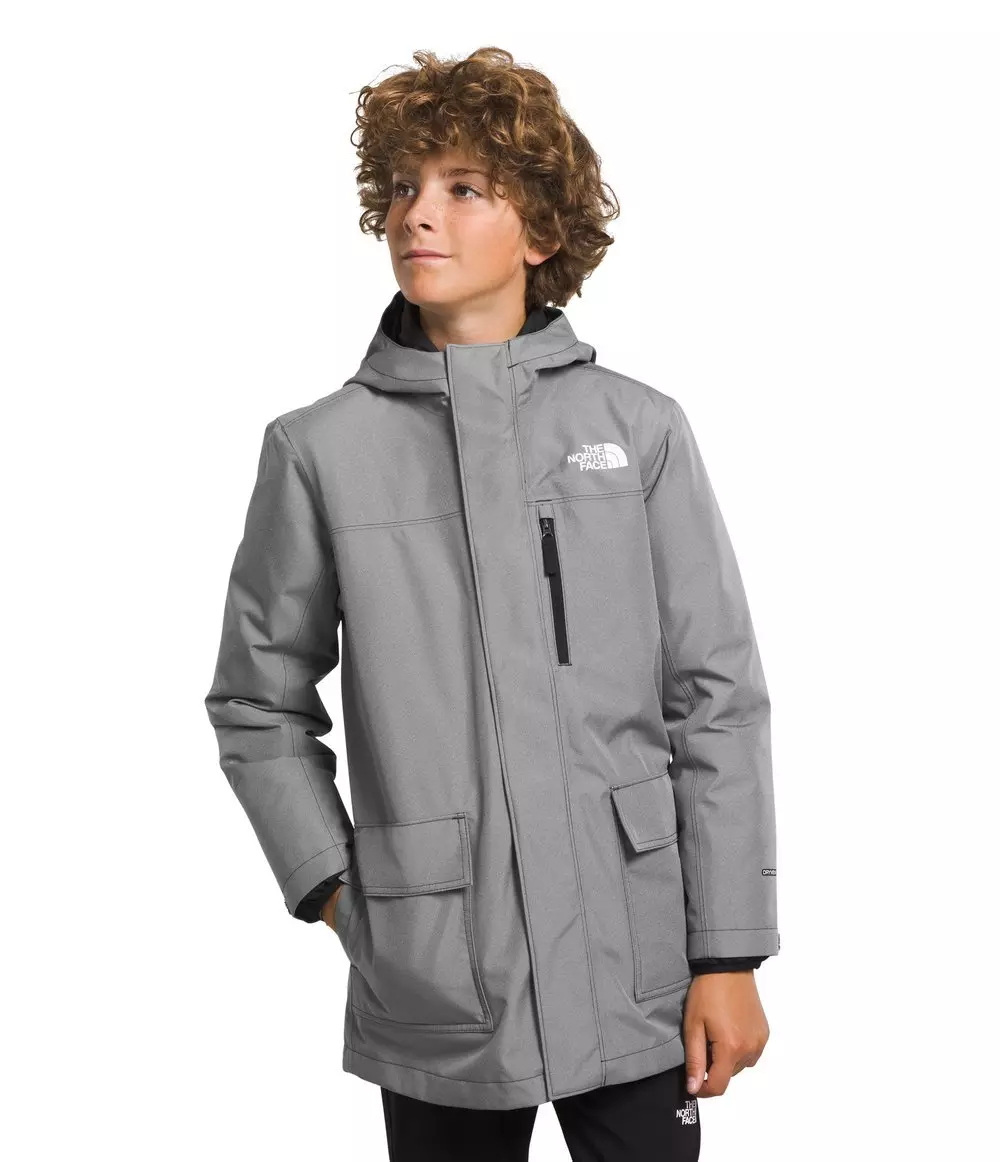 The North Face Big Boys' North Down Triclimate Jacket -Grey - GREY