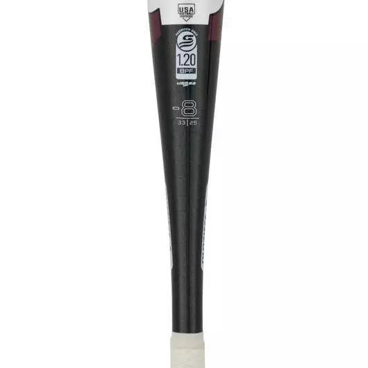 Mizuno CRBN1 Fastpitch Softball Bat (-8) - WHITE/BLACK