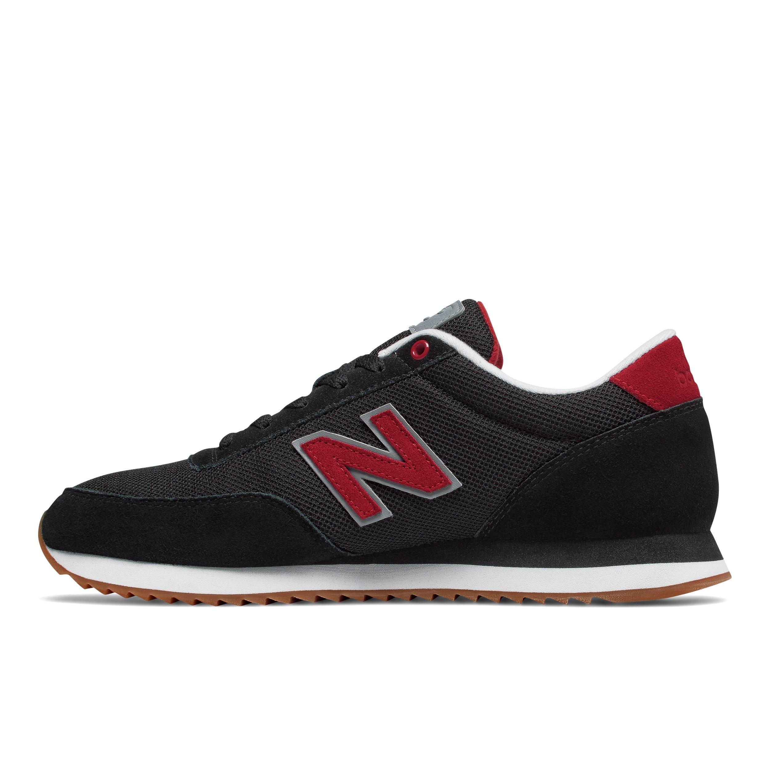 new balance 501 black and red