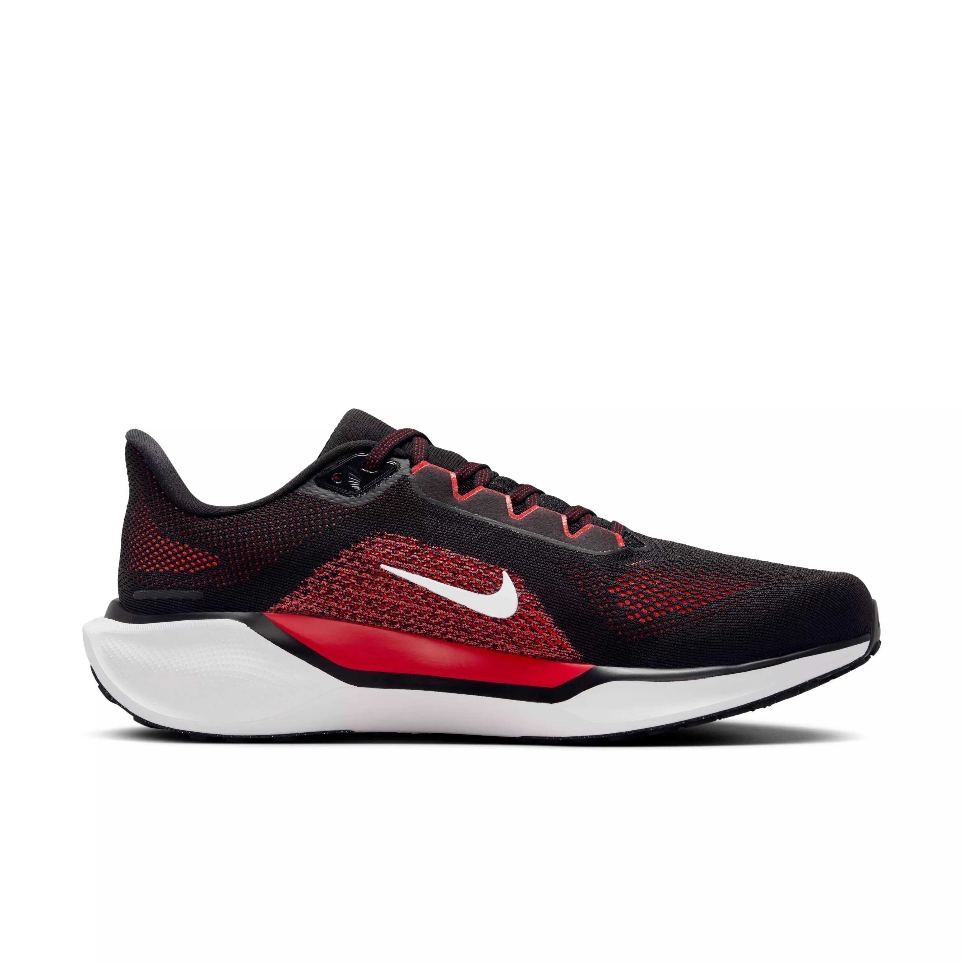 Nike Pegasus 41 "Black/Fire Red/White" Men's Wide Running Shoe - BLACK/RED/WHITE