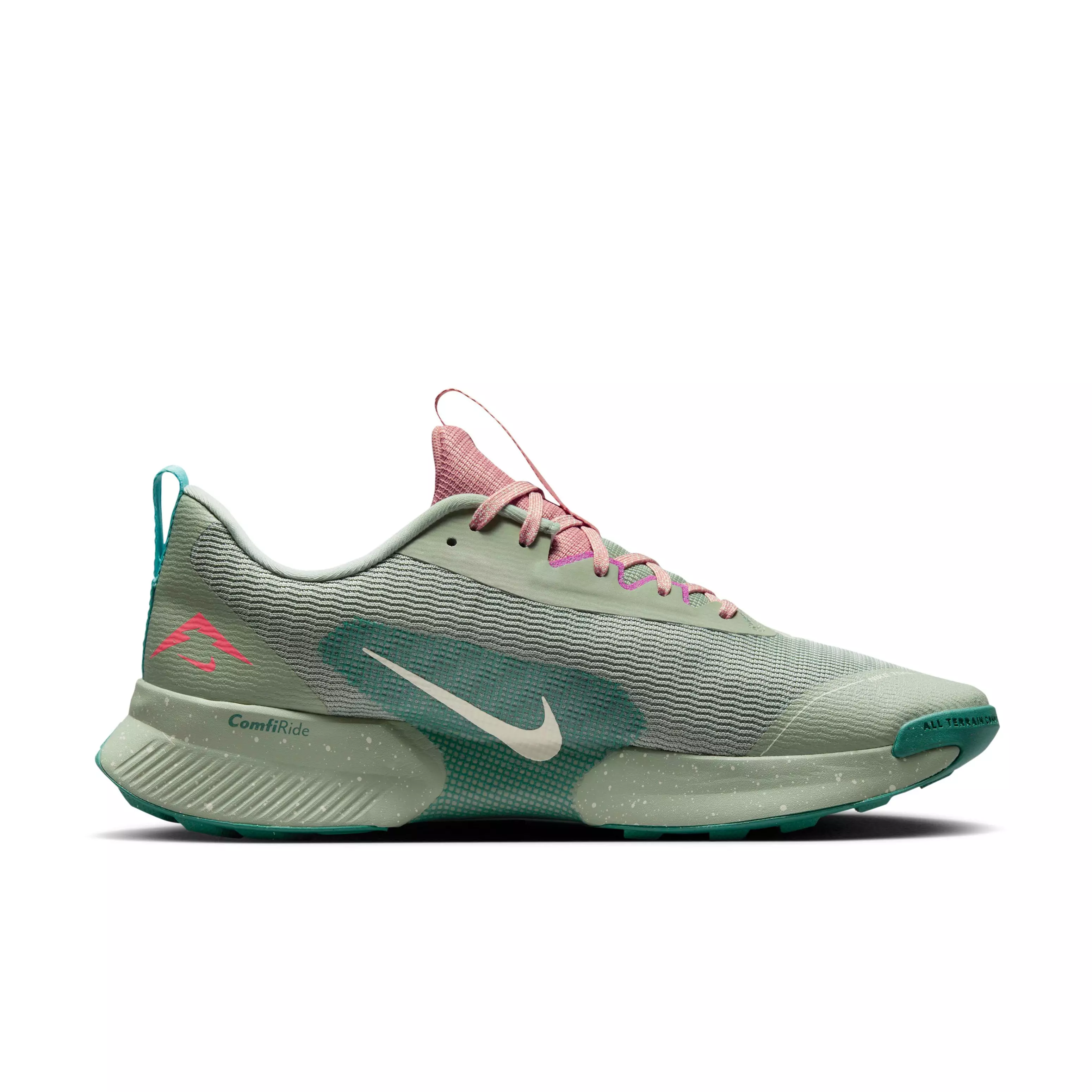 Nike Juniper Trail 3 "Jade Horizon/Bicoastal/Red Stardust/Pale Ivory" Men's Trail Running Shoe - JADE/BICOASTAL/RED/IVORY