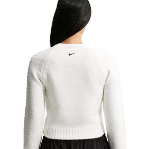 Nike Women's Sportswear Chill Knit Slim Long-Sleeve Sweater - White