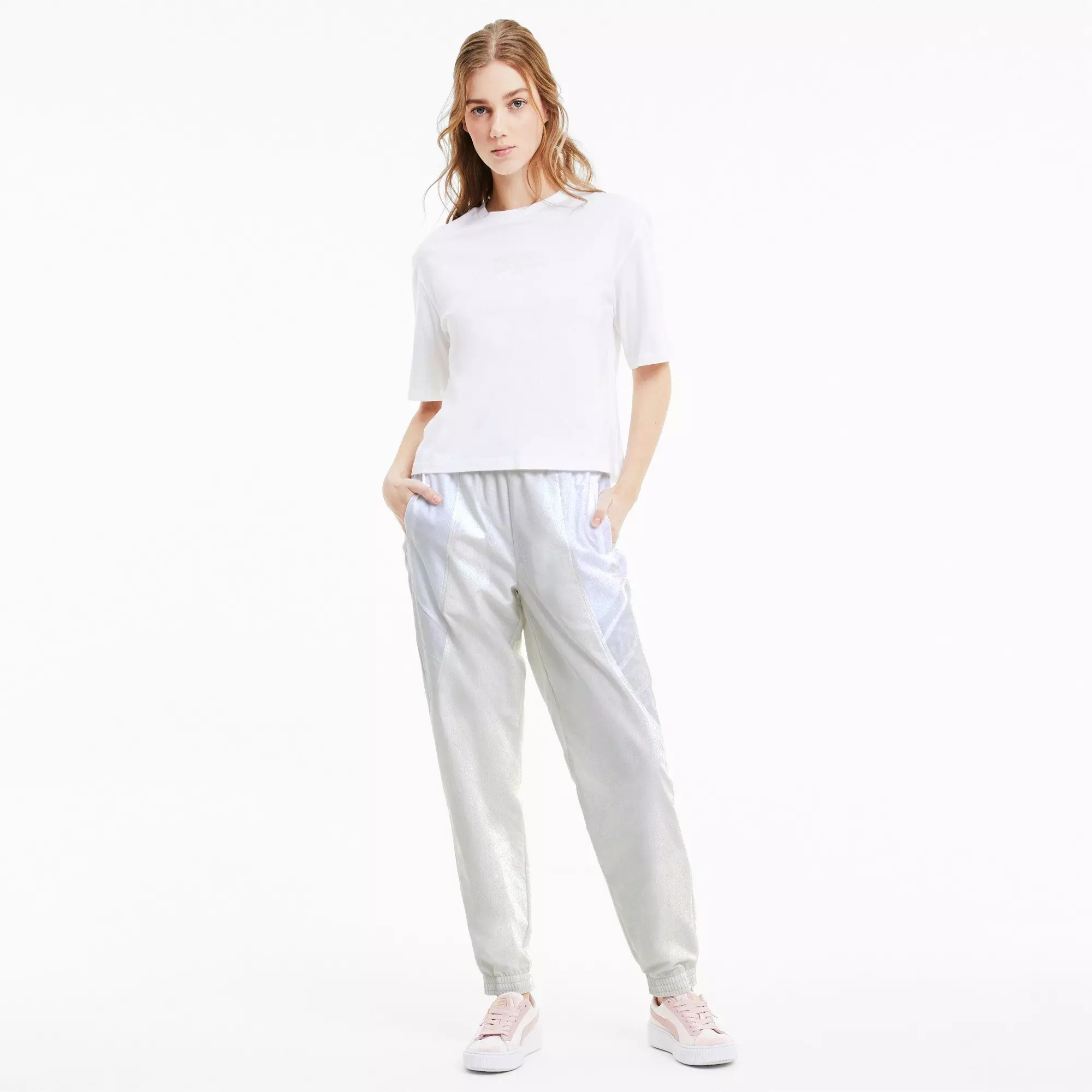 PUMA Women's Tailored for Sport Track Pants - GREY