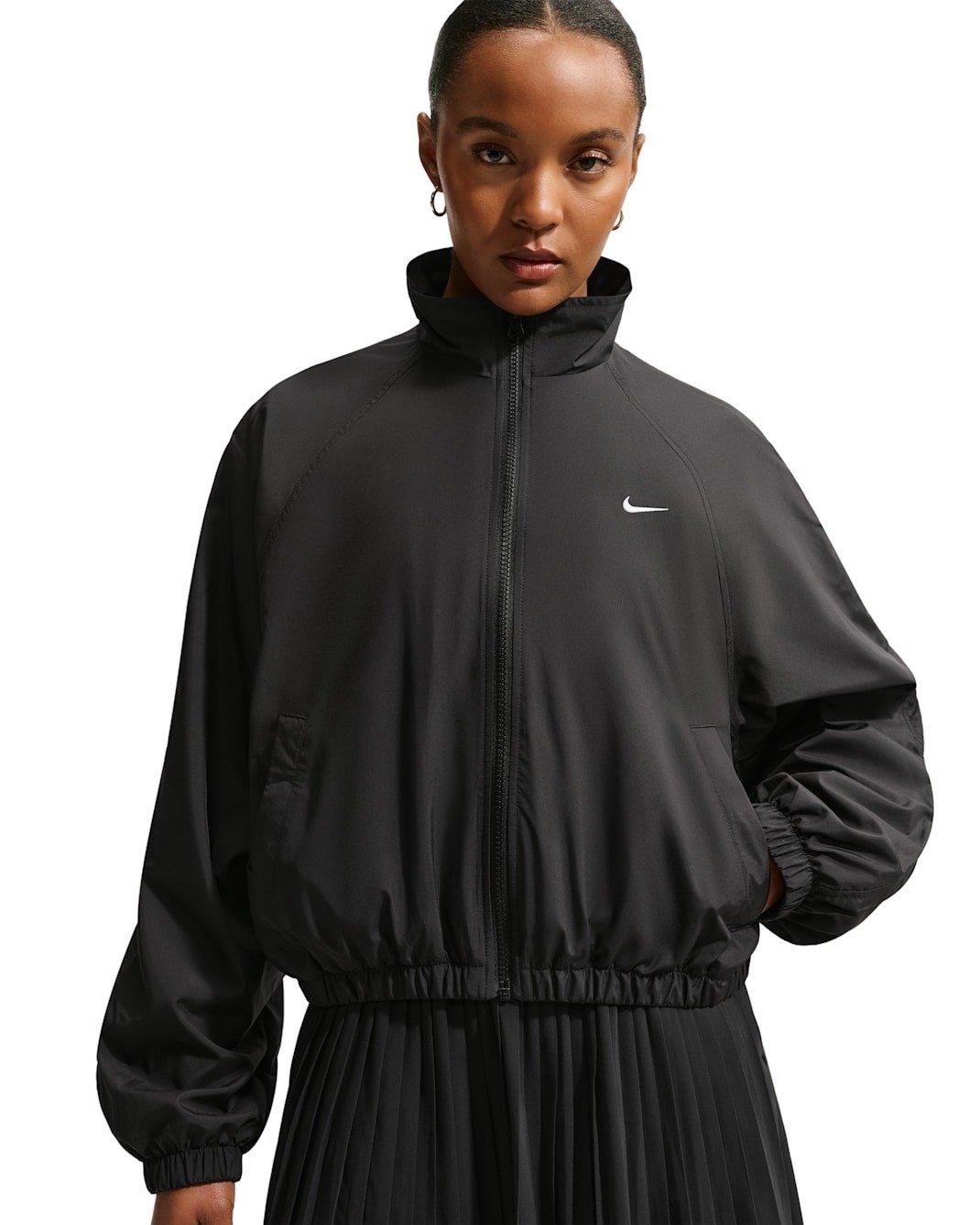 Nike Women's Sportswear Oversized UV Track Jacket -Black - BLACK Thumbnail View 1