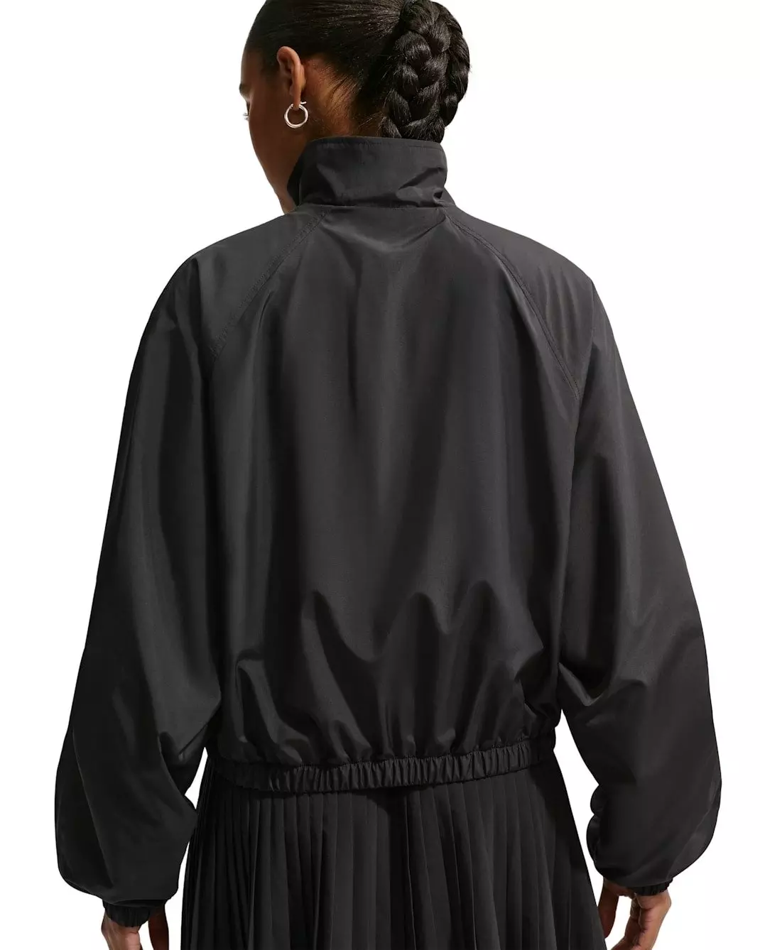 Nike Women's Sportswear Oversized UV Track Jacket -Black - BLACK