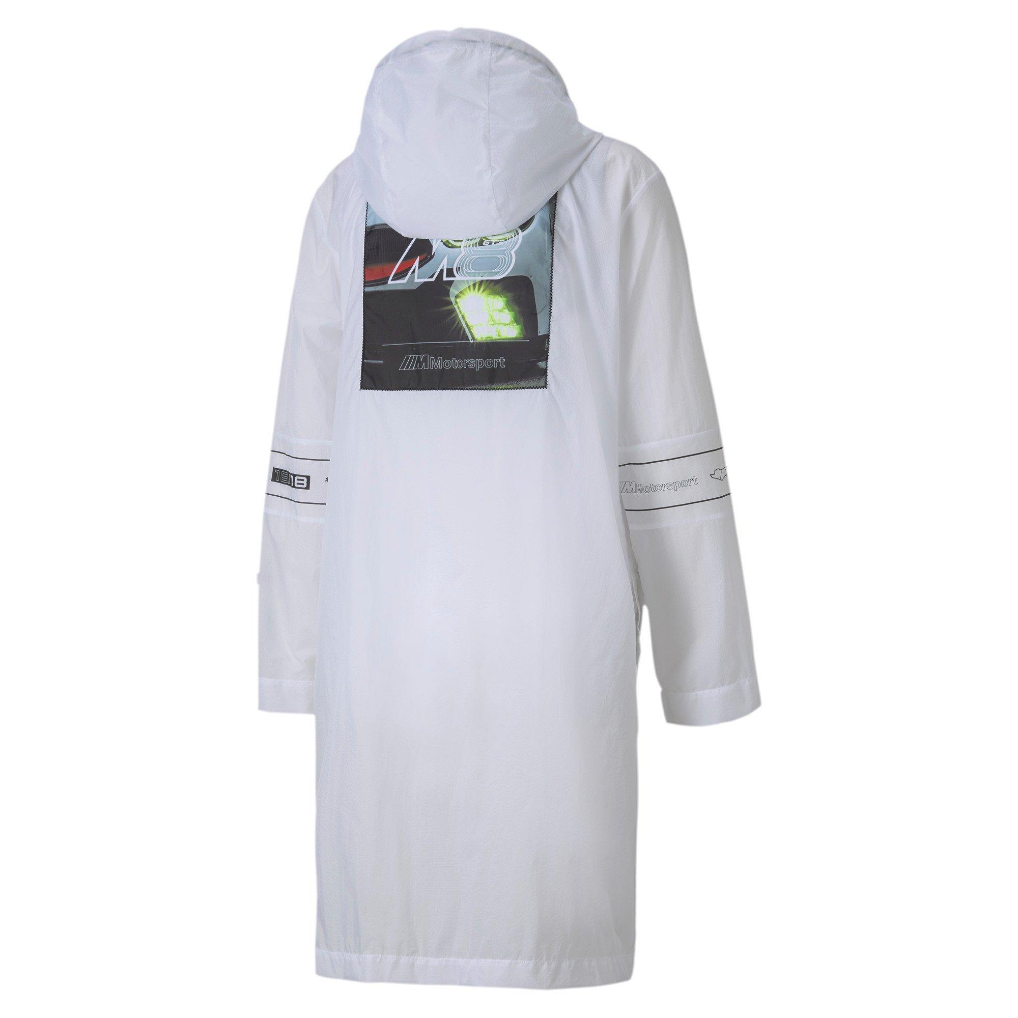 PUMA Women's BMW M Motorsport Street Jacket - WHITE Thumbnail View 3