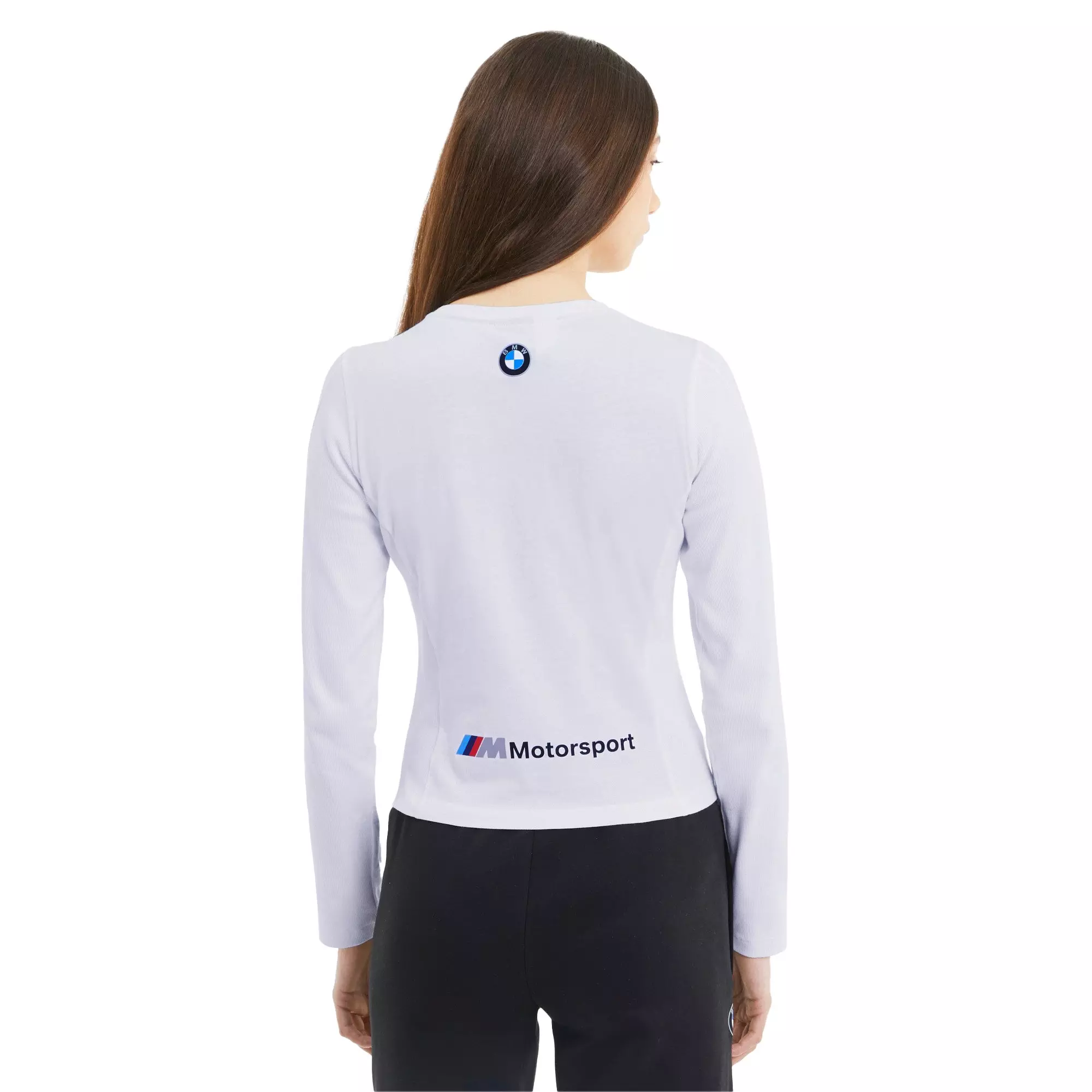 PUMA Women's BMW M Motorsport Street Long-Sleeve Shirt - BLACK