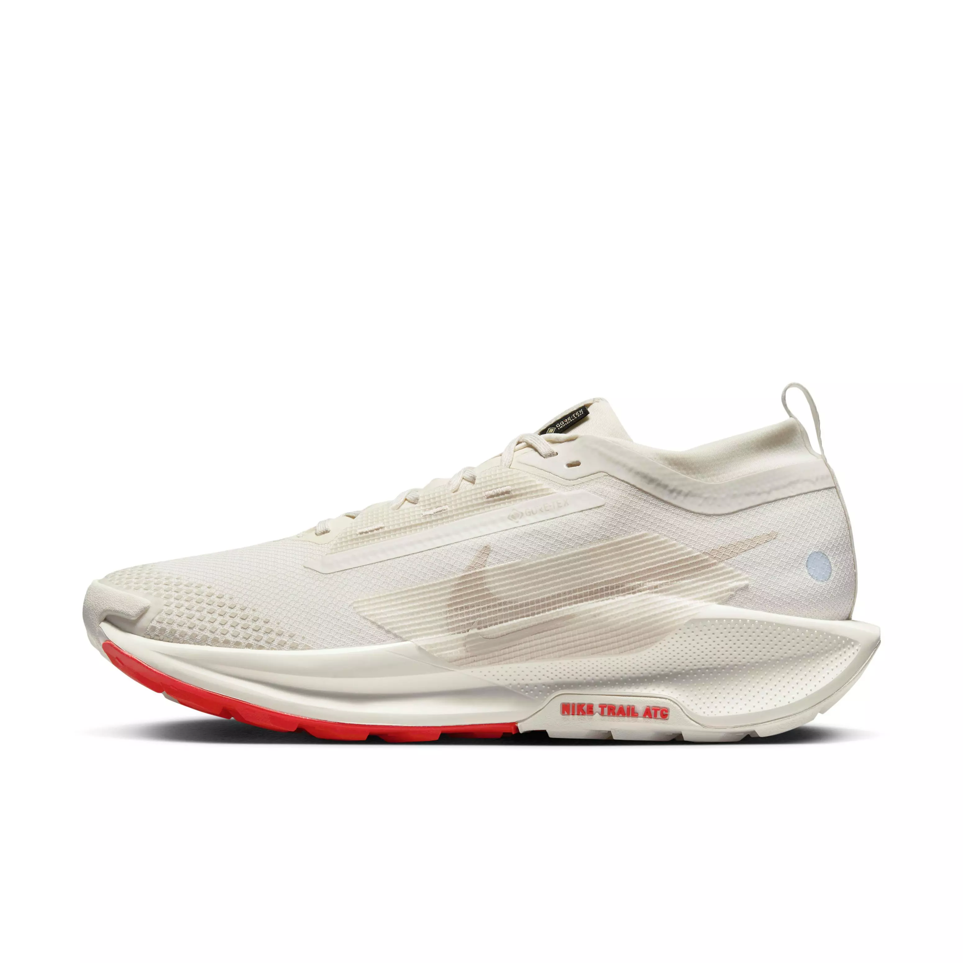 Nike Pegasus Trail 5 Gore-Tex "Sail/Picante Red/Light Orewood Brown" Men's Trail Running Shoe - WHITE/RED/BROWN