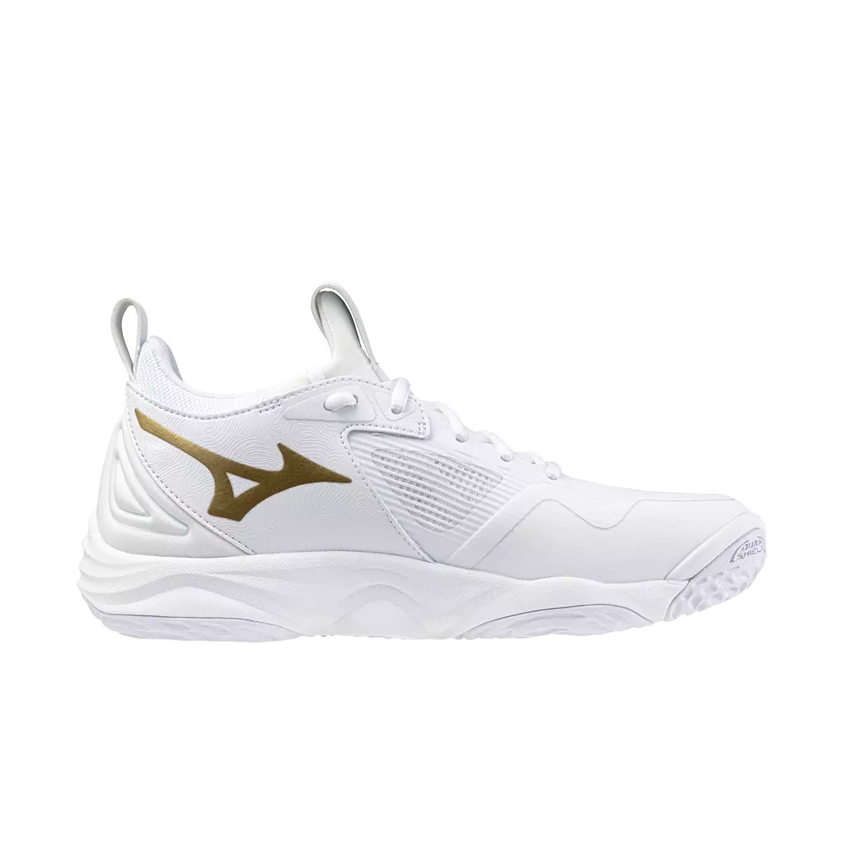 Mizuno Wave Momentum 3 "White/Gold" Women's Volleyball Shoe - WHITE/GOLD