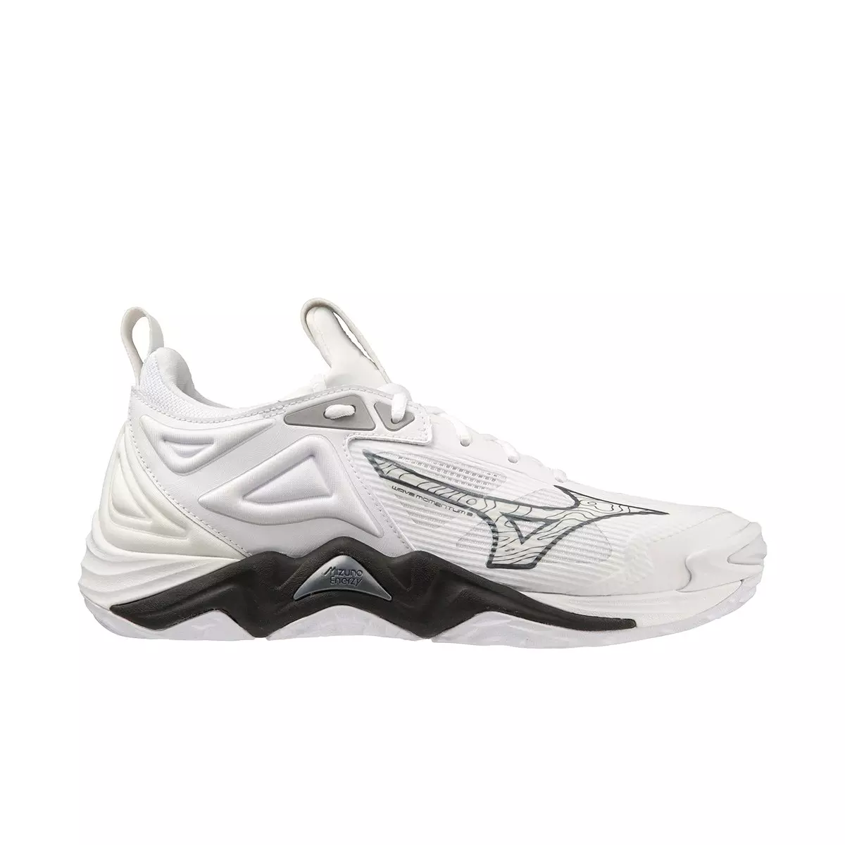Mizuno Wave Momentum 3 "White/Black" Women's Volleyball Shoe - WHITE/BLACK